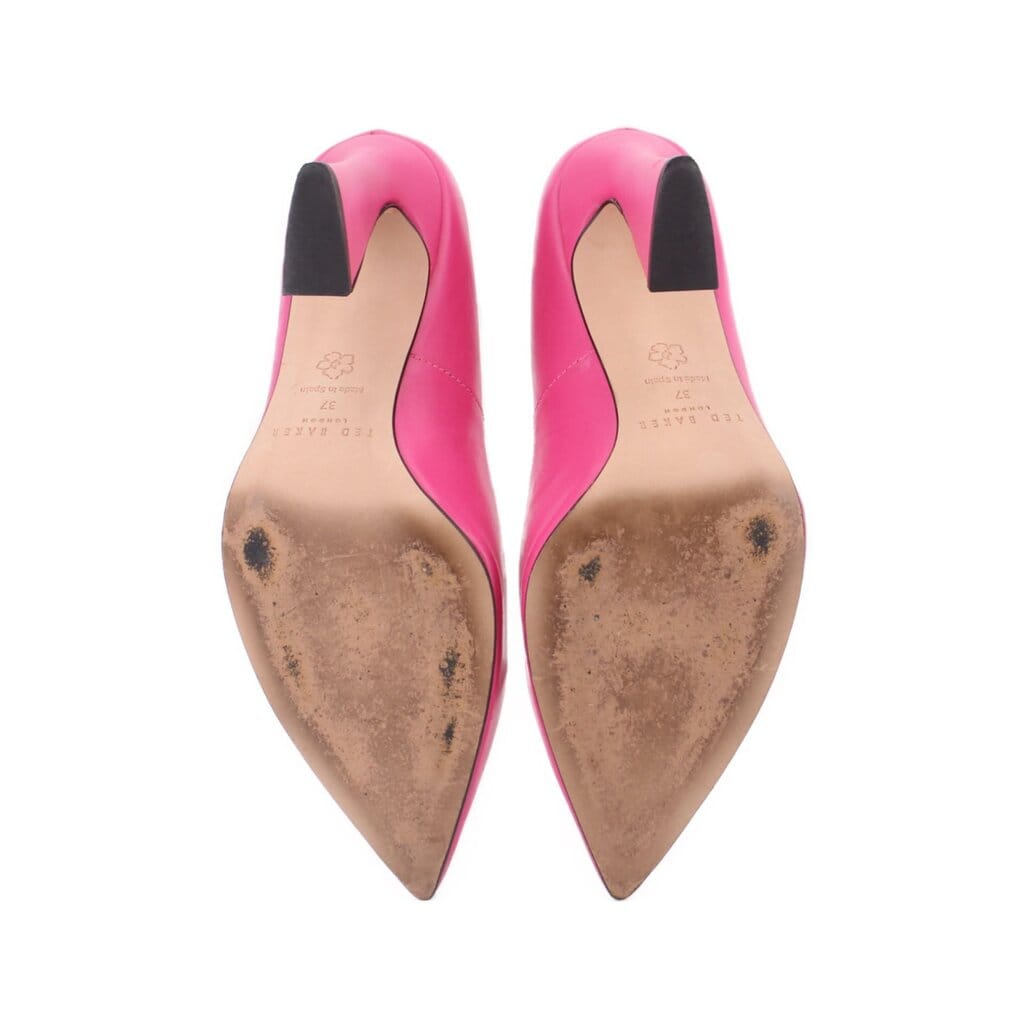Ted Baker LEATHER HEELS PINK 6.5 US