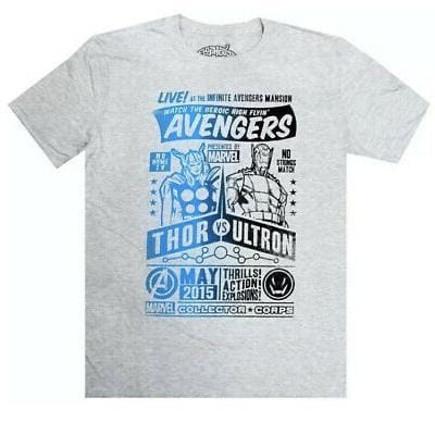 Funko Marvel Pop! Tees Avengers Thor vs. Ultron - Medium