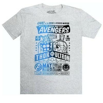 Funko Marvel Pop! Tees Avengers Thor vs. Ultron - S
