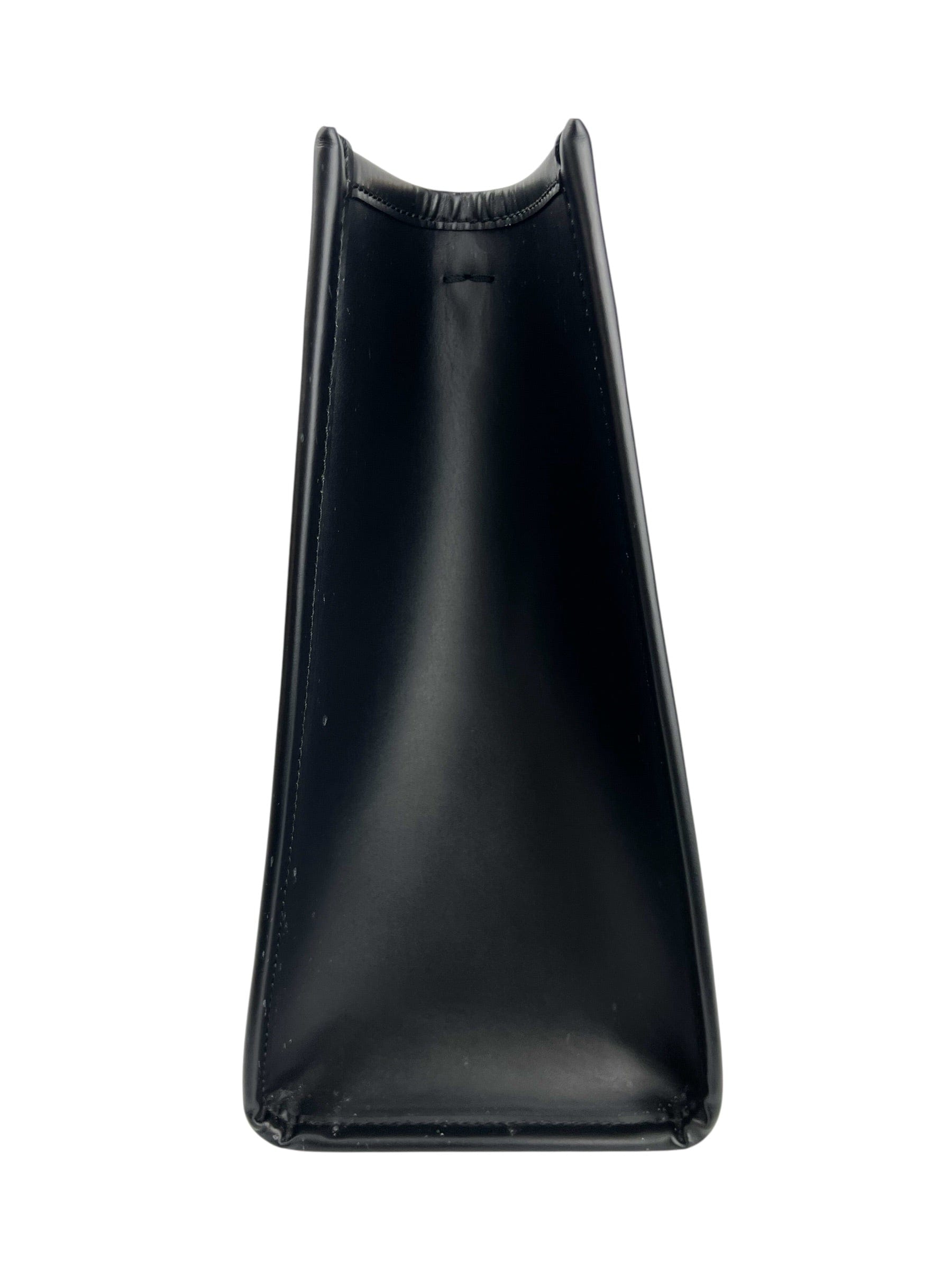 Fendace Black and Gold Leather Sunshine Tote