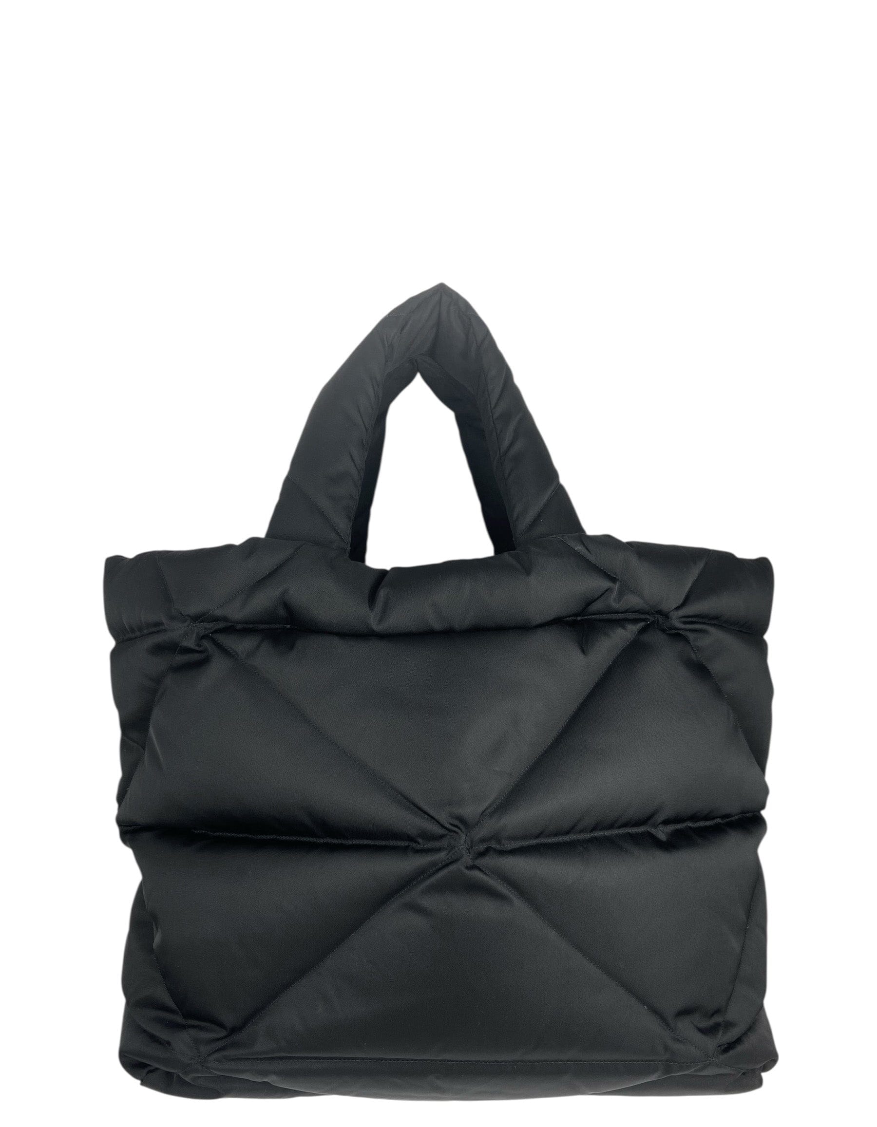 ASC Resale Prada Black Tessuto Re - Nylon Padded Tote