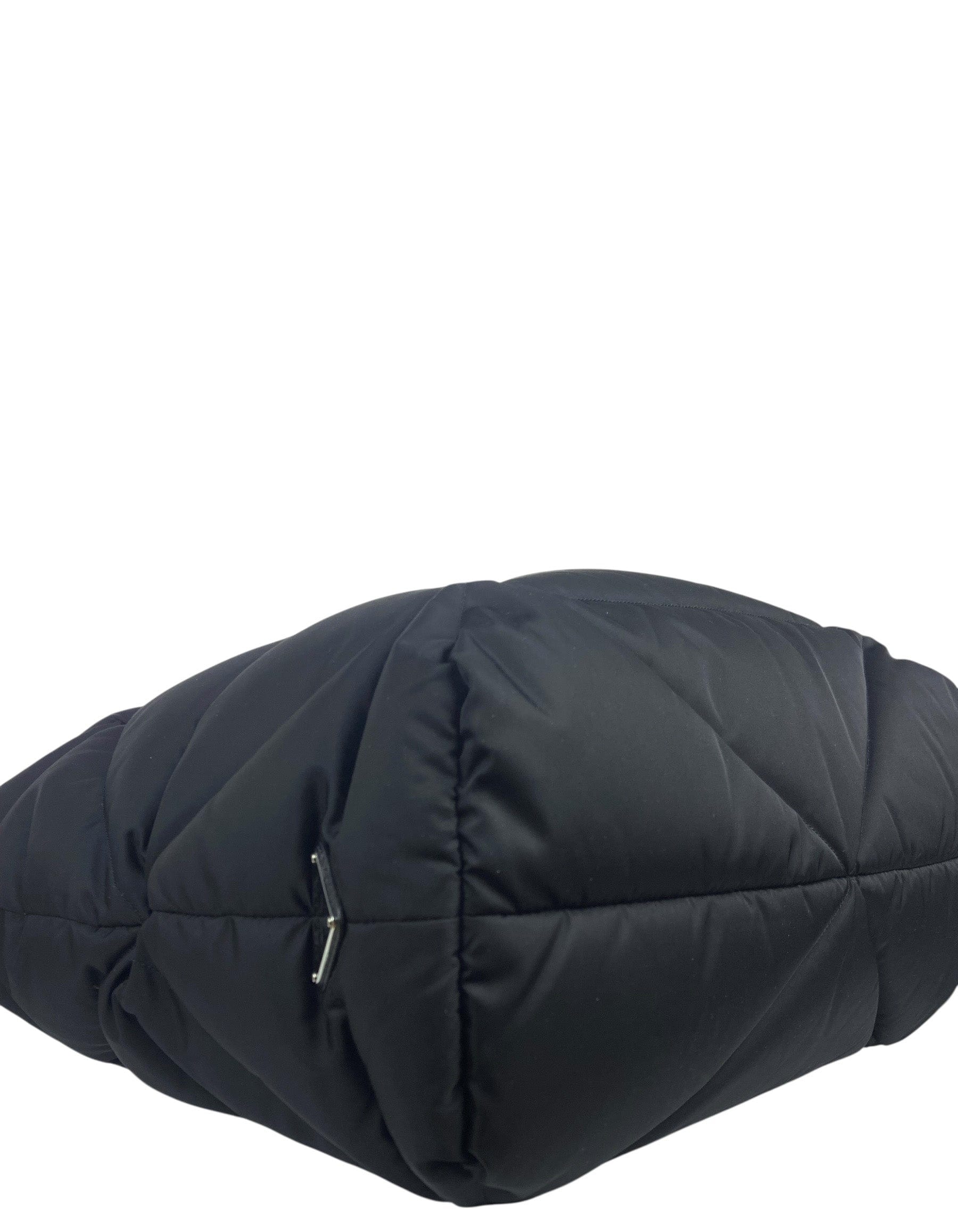 ASC Resale Prada Black Tessuto Re - Nylon Padded Tote