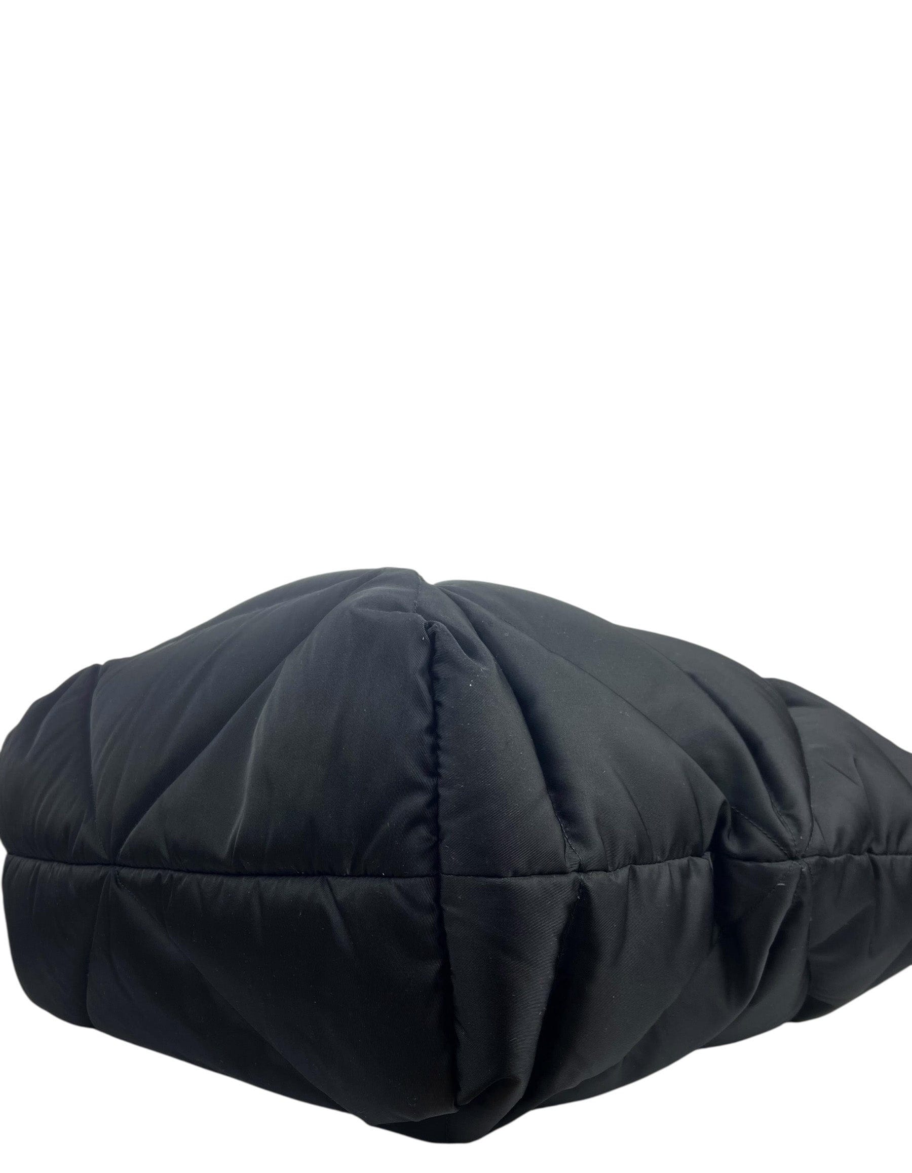 ASC Resale Prada Black Tessuto Re - Nylon Padded Tote