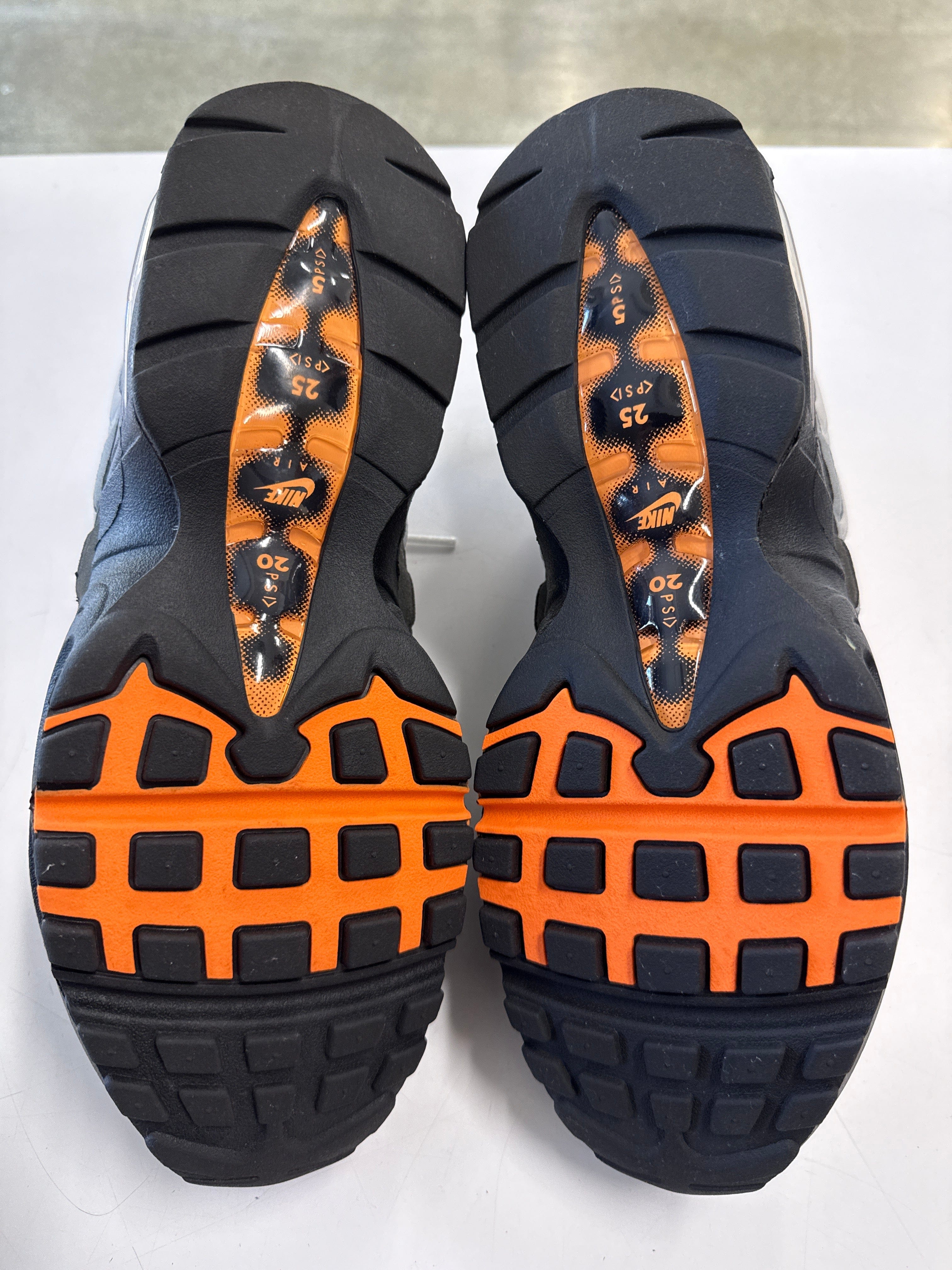 AIR MAX 95 OG BIG BUBBLE BRIGHT MANDARIN 2025 - SIZE 9 (WORN)