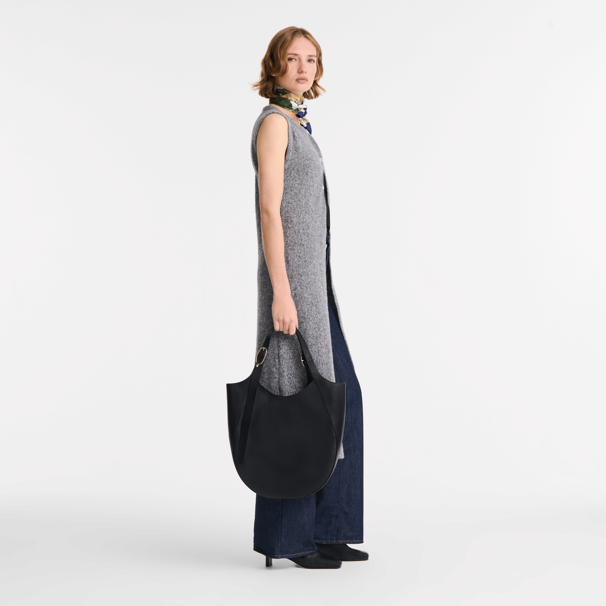 Long Champ Longchamp Le Foulonné XL Tote bag Black