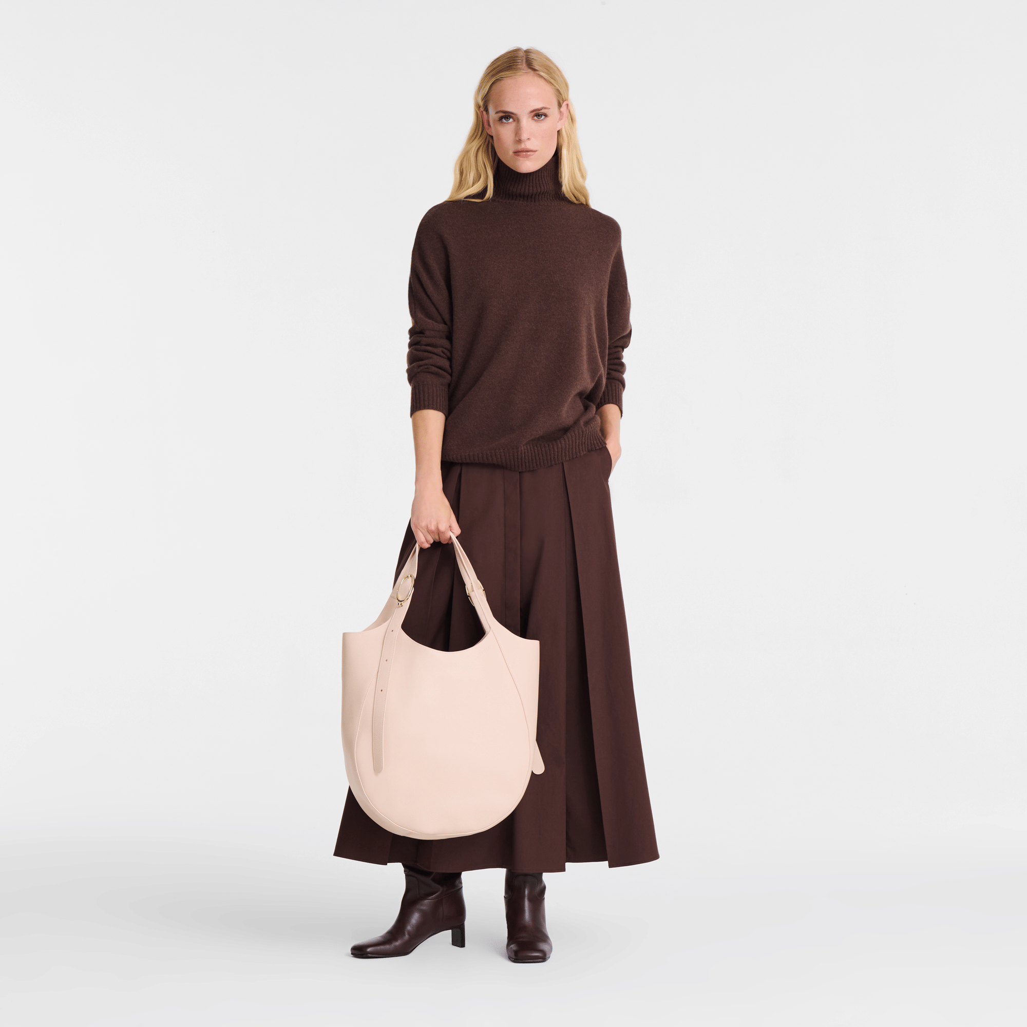 Long Champ Longchamp Le Foulonné XL Tote bag Cream
