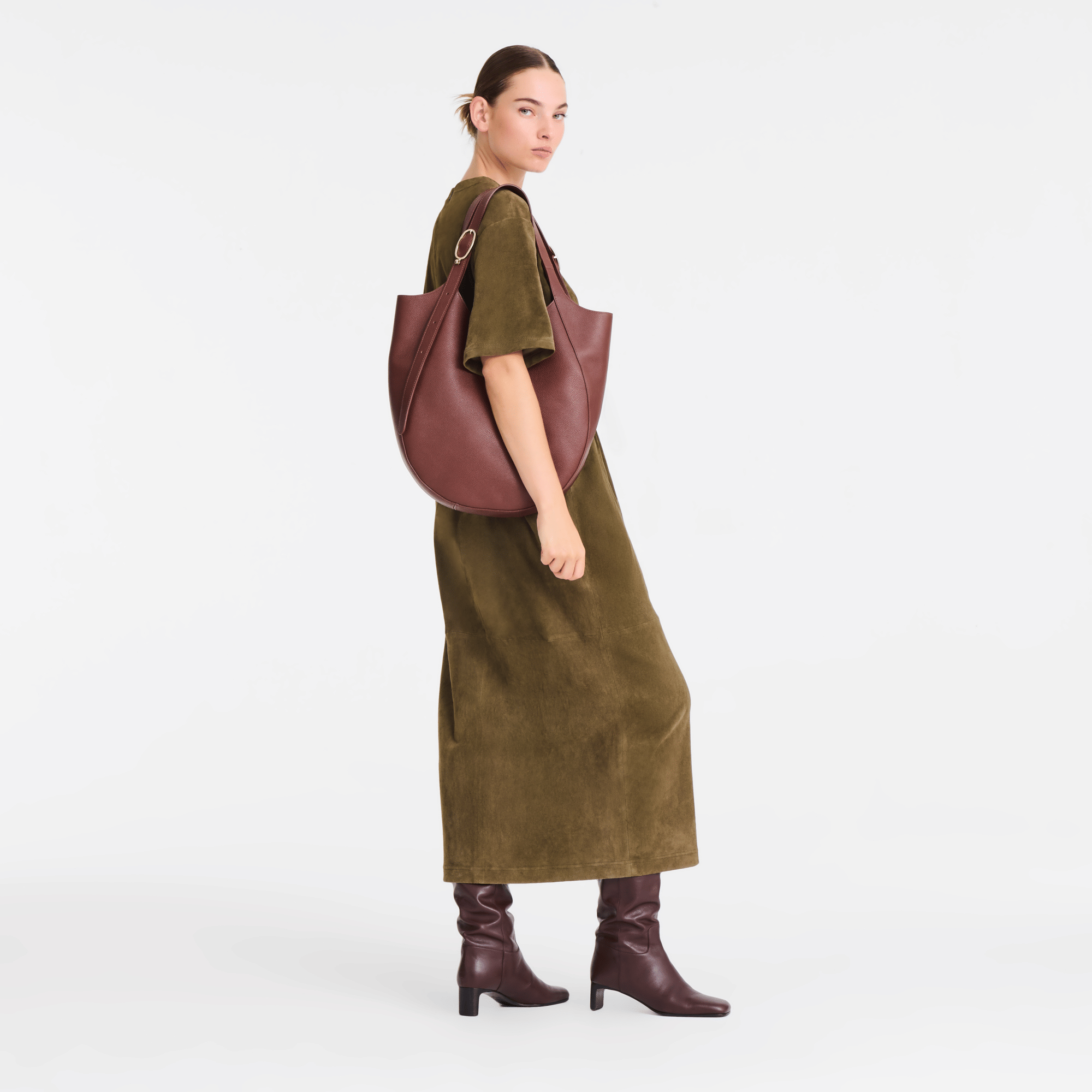 Long Champ Longchamp Le Foulonné XL Tote bag Coffee