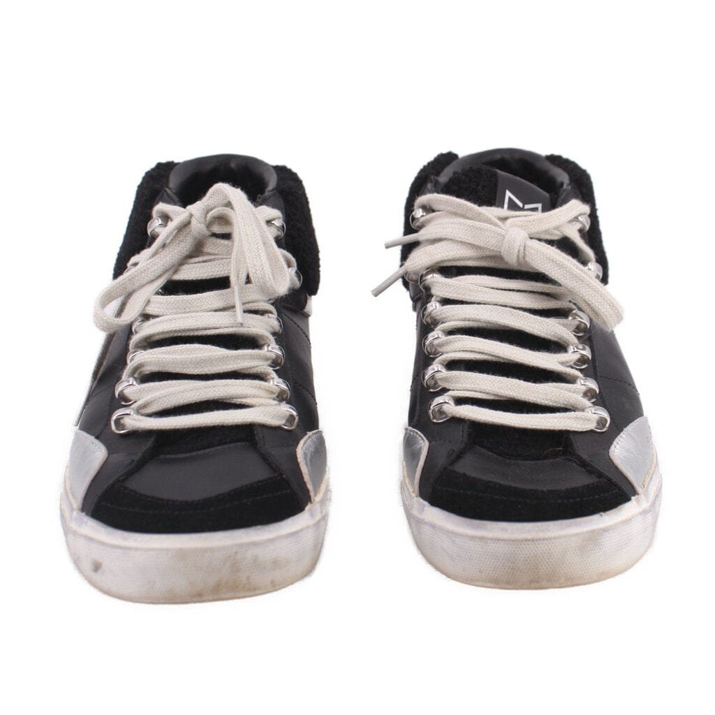 MARC Fisher LEATHER SNEAKERS BLACK 9.5 US