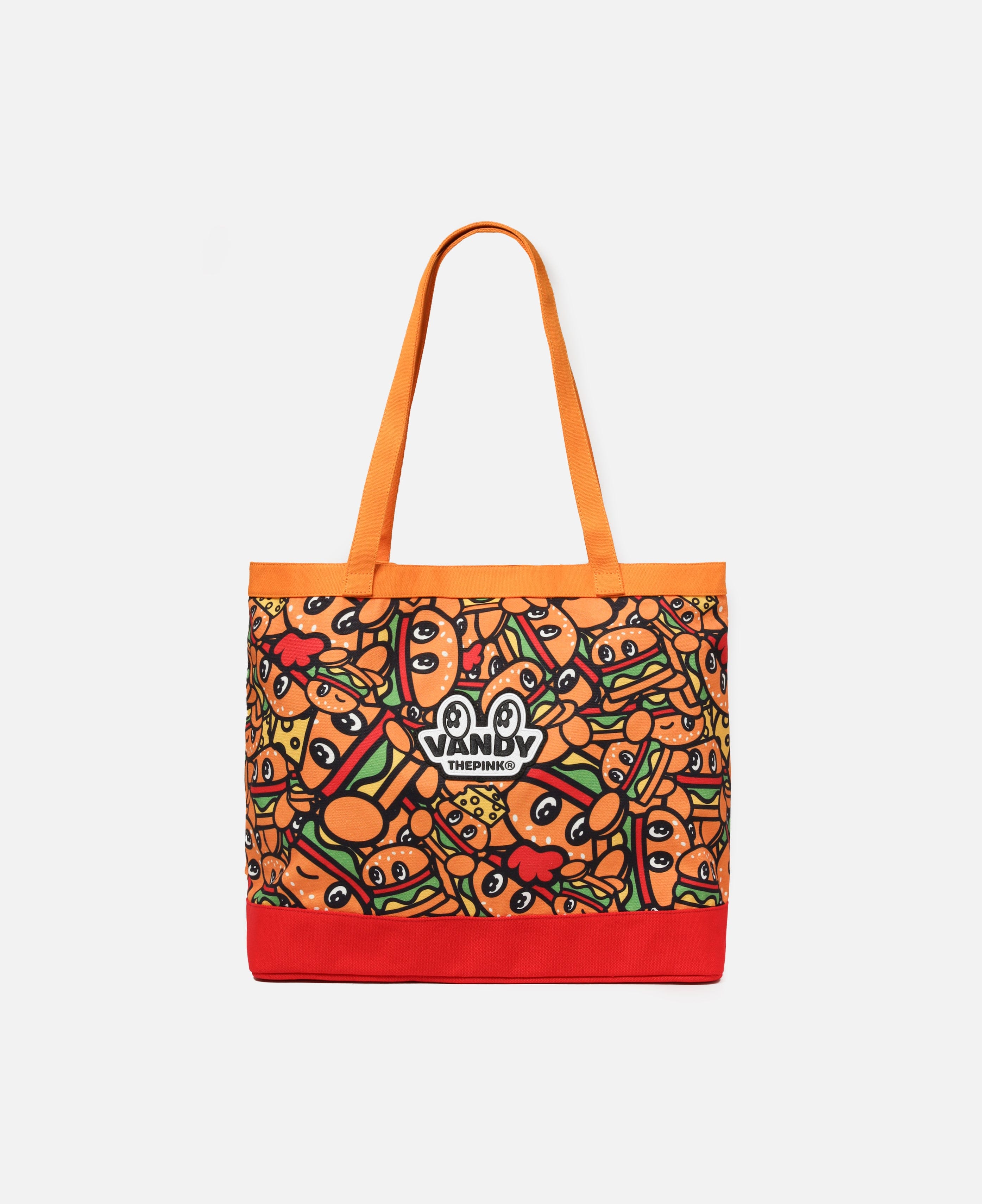 Vandy The Pink Dog Tote Bag(Orange)