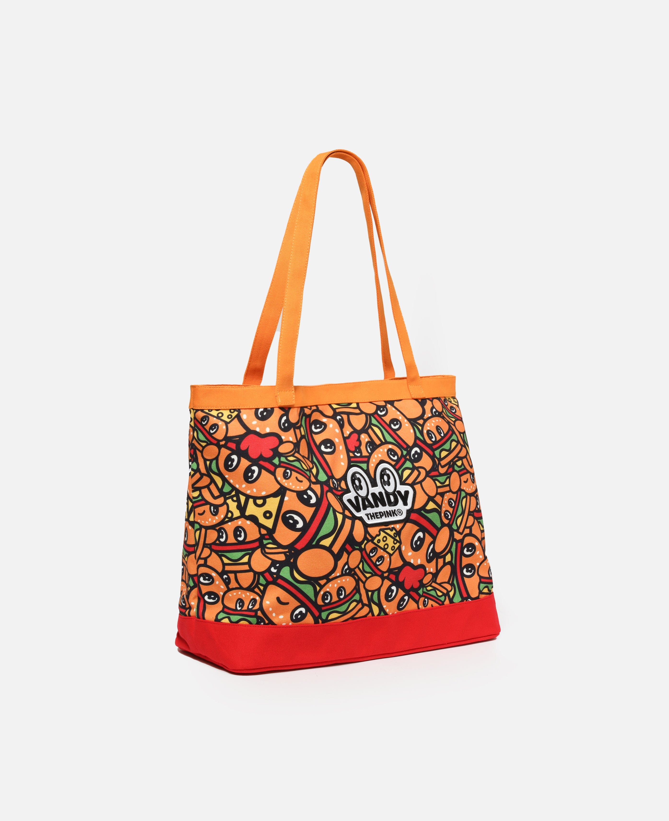Vandy The Pink Dog Tote Bag(Orange)