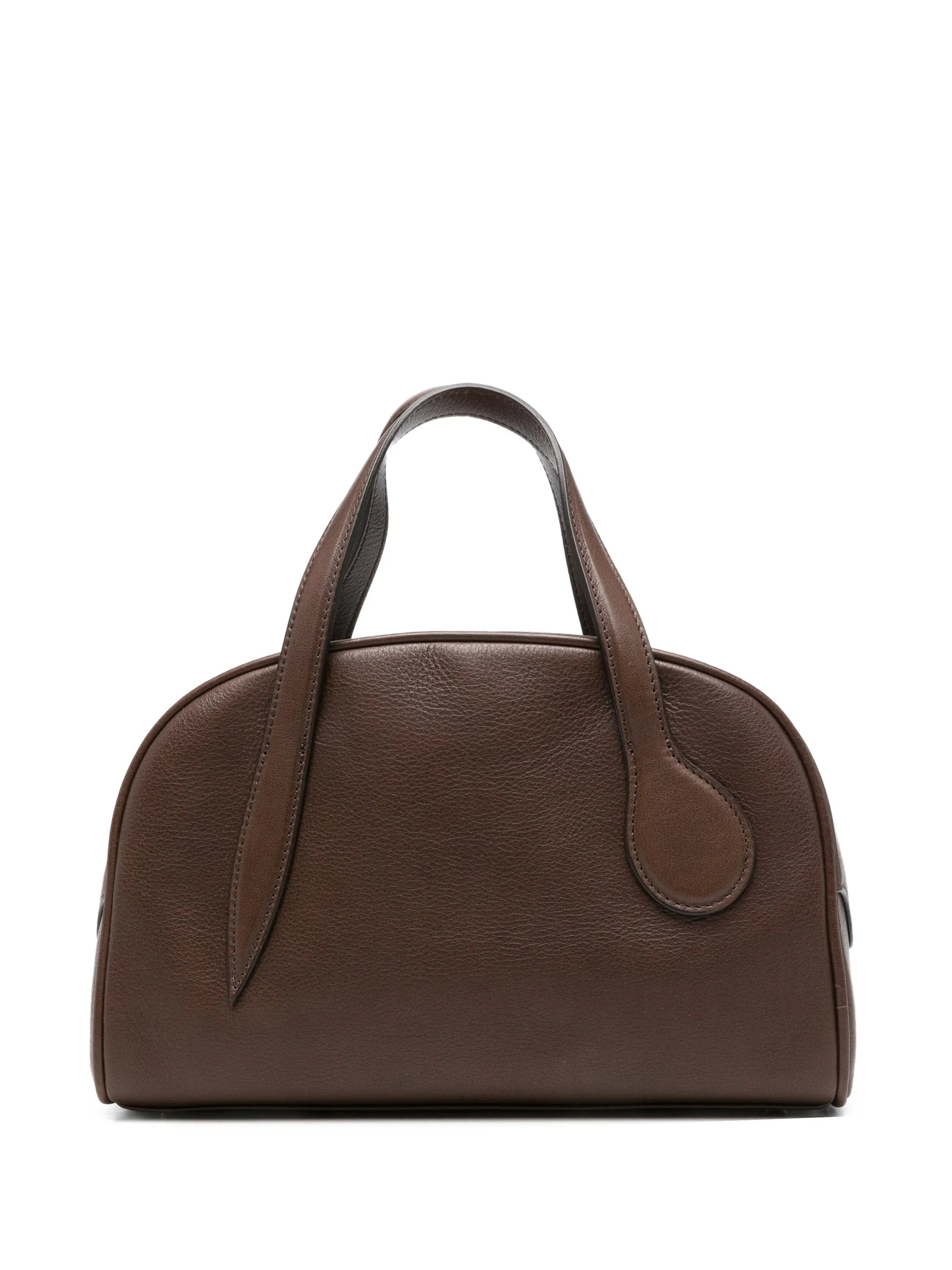 Liffner mini bowling smooth leather tote bag