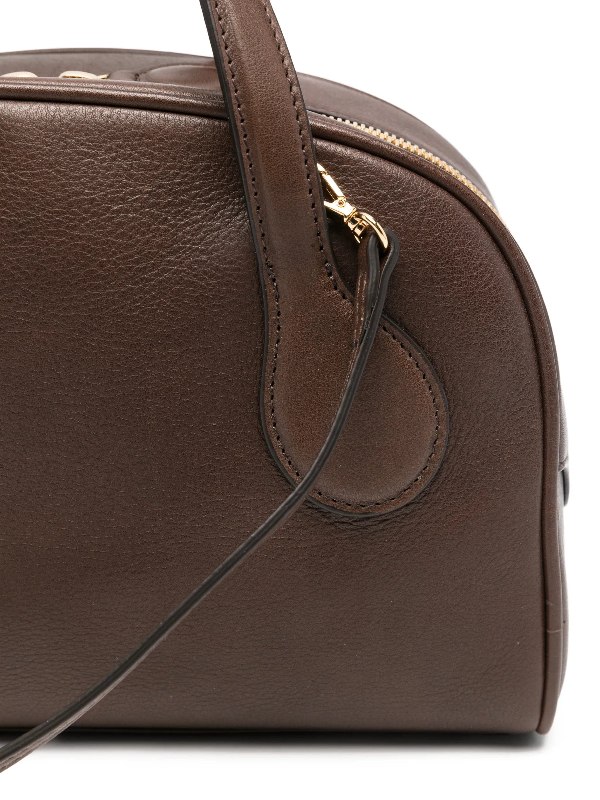 Liffner mini bowling smooth leather tote bag