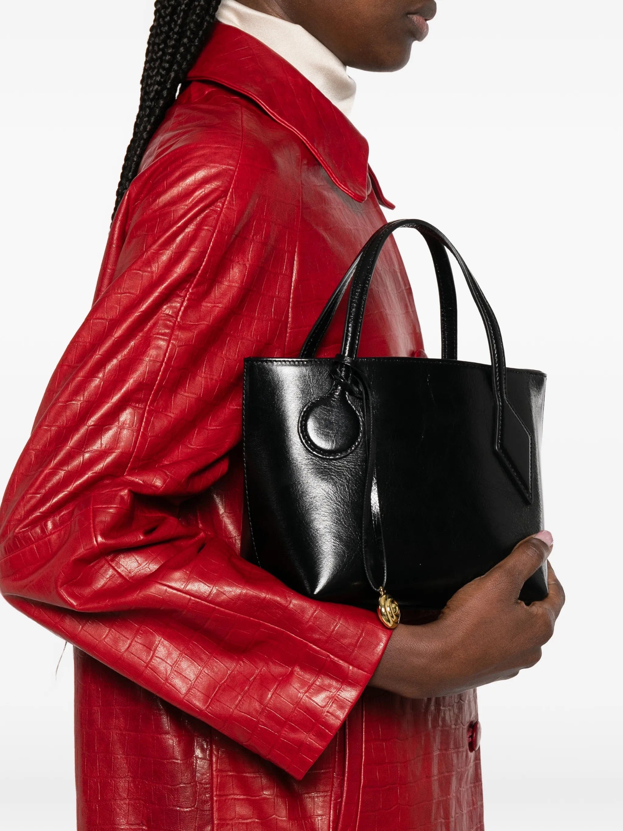 Liffner Sprout charm - detail tote bag