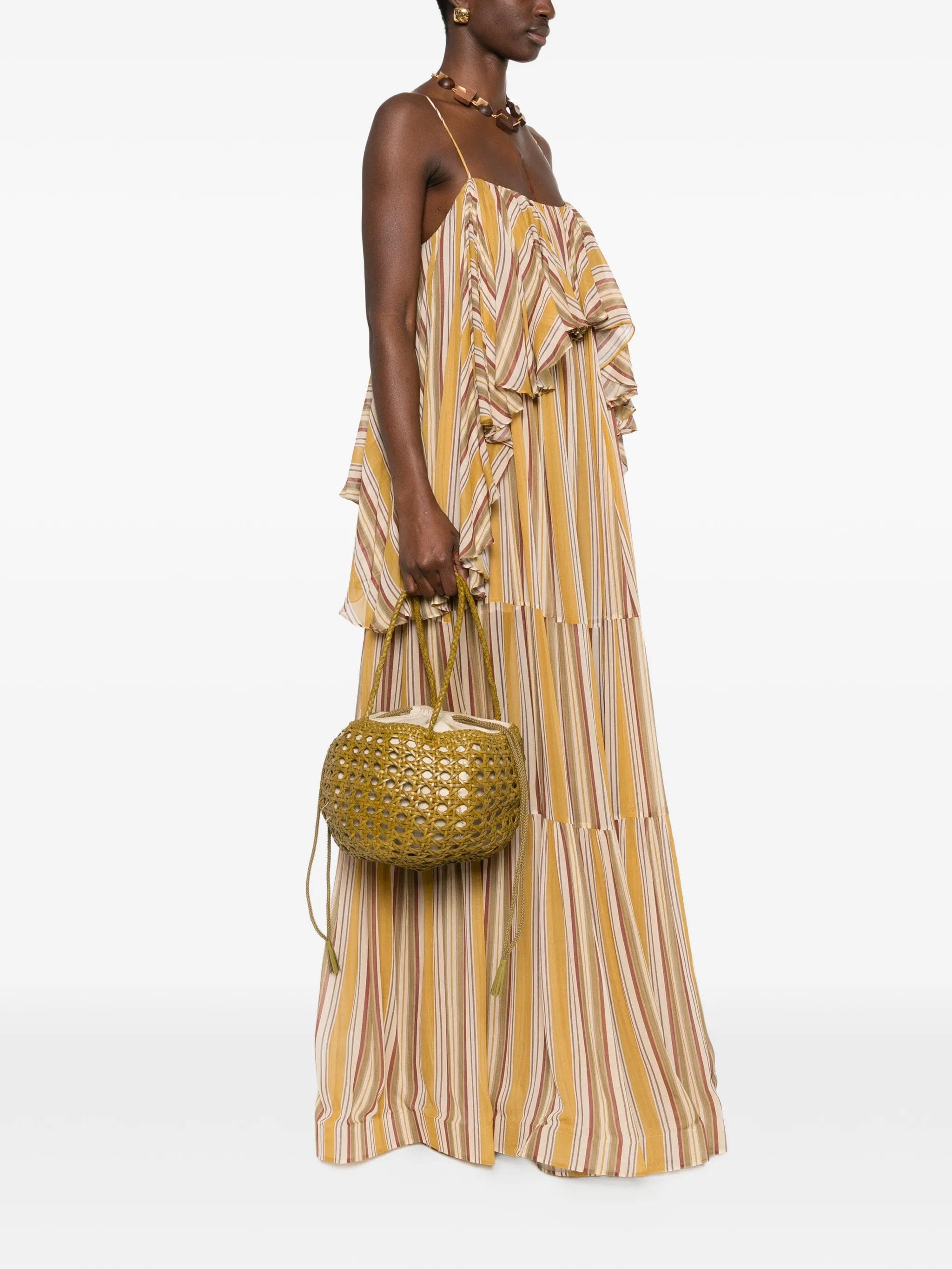 Dragon Diffusion Juventus interwoven shoulder bag