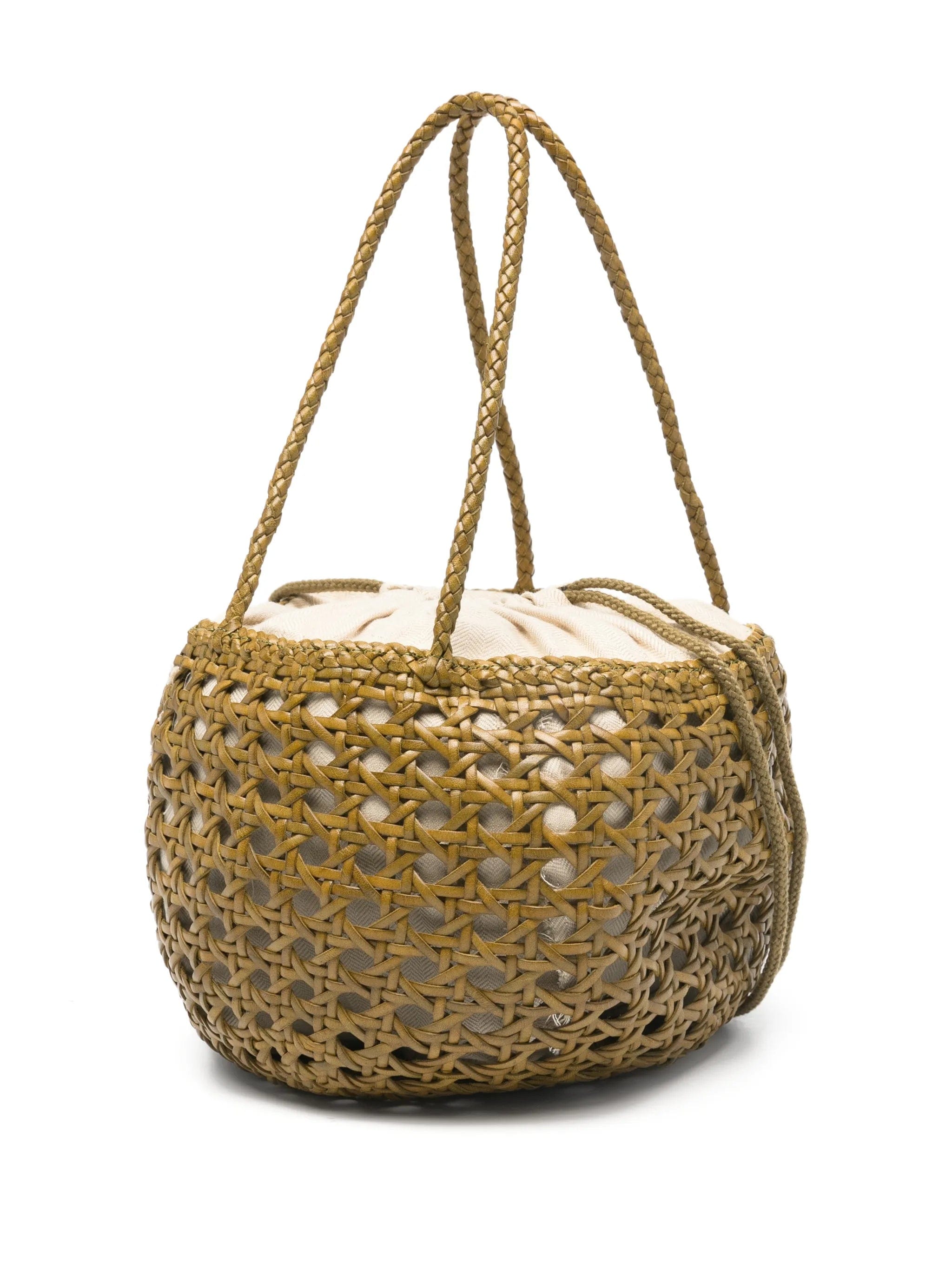 Dragon Diffusion Juventus interwoven shoulder bag