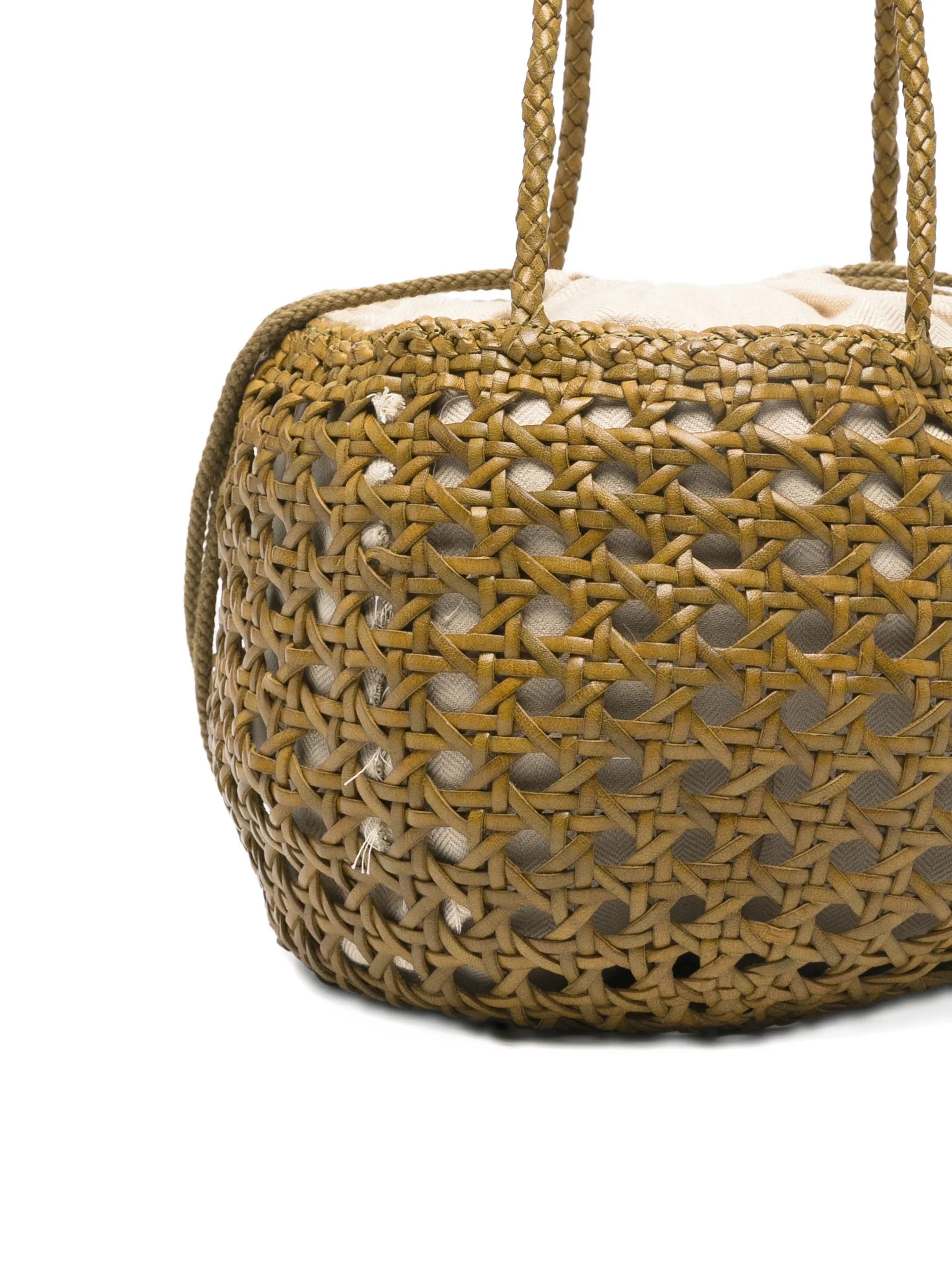 Dragon Diffusion Juventus interwoven shoulder bag