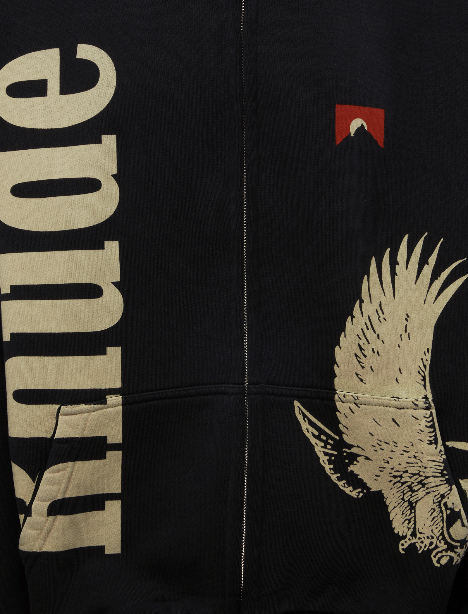 RHUDE EAGLE PASS ZIP - UP HOODIE