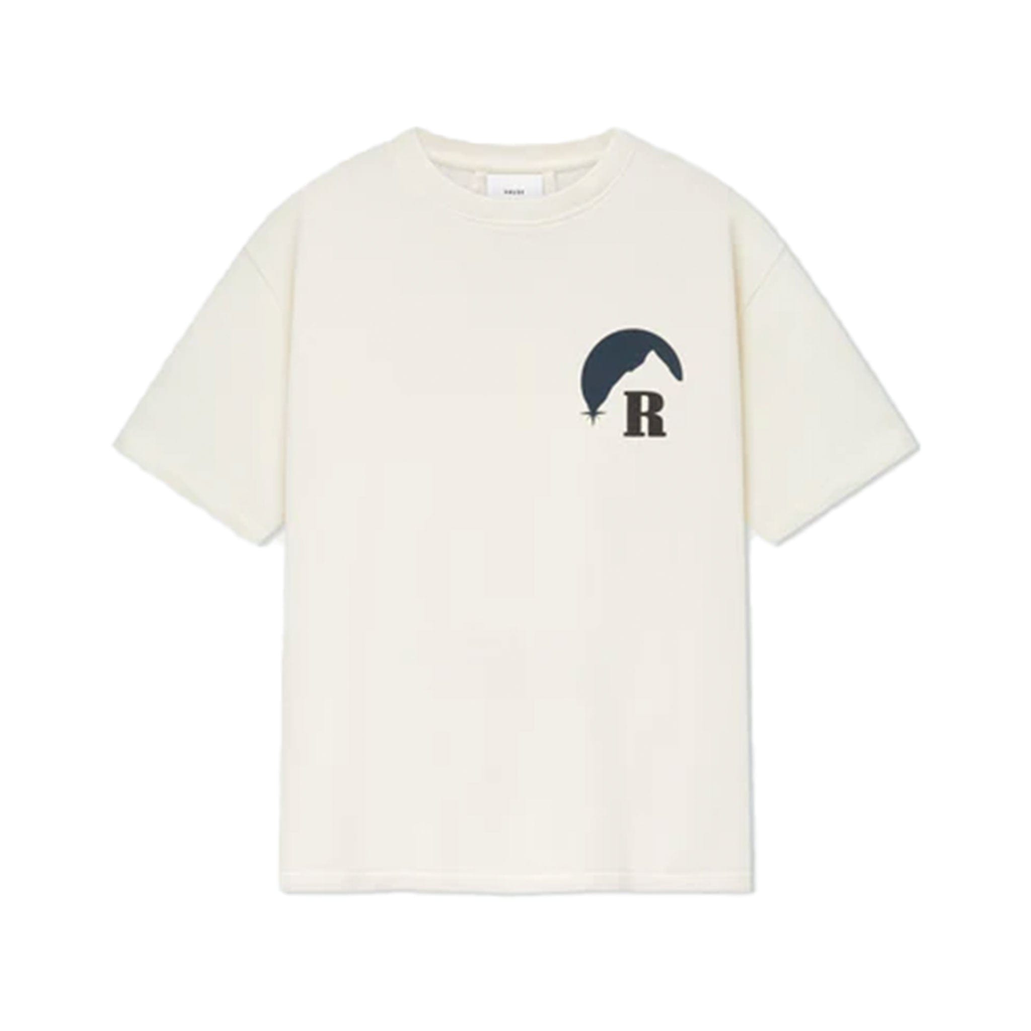 Rhude Moonlight T-Shirt – Vintage White/Oxford Navy