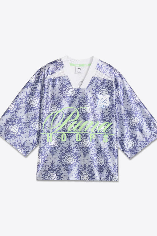 Puma LACE EM UP DIVISION PRINTED TOP