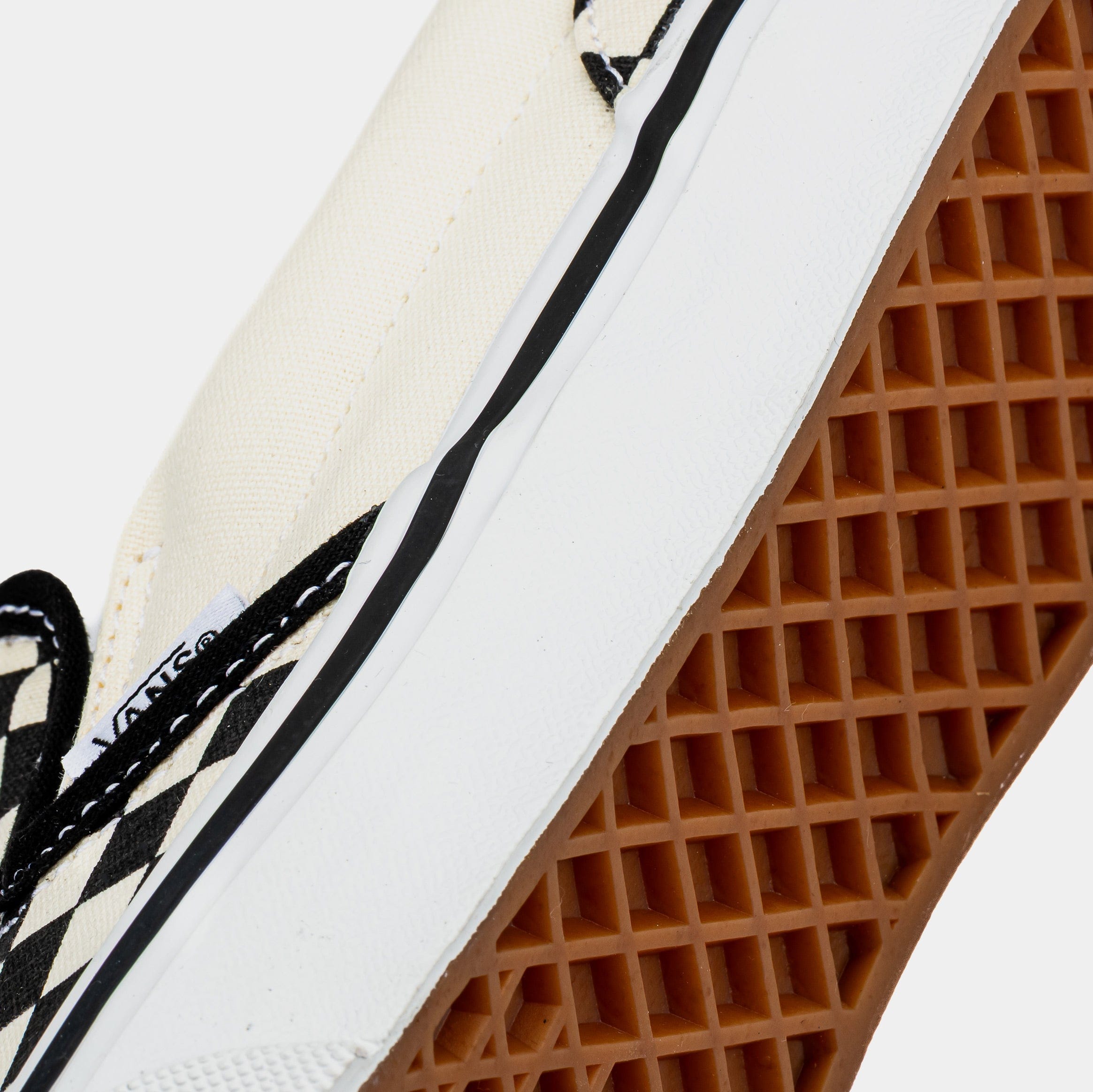 Vans Slip On Grade School Lifestyle Shoes (Black/White)