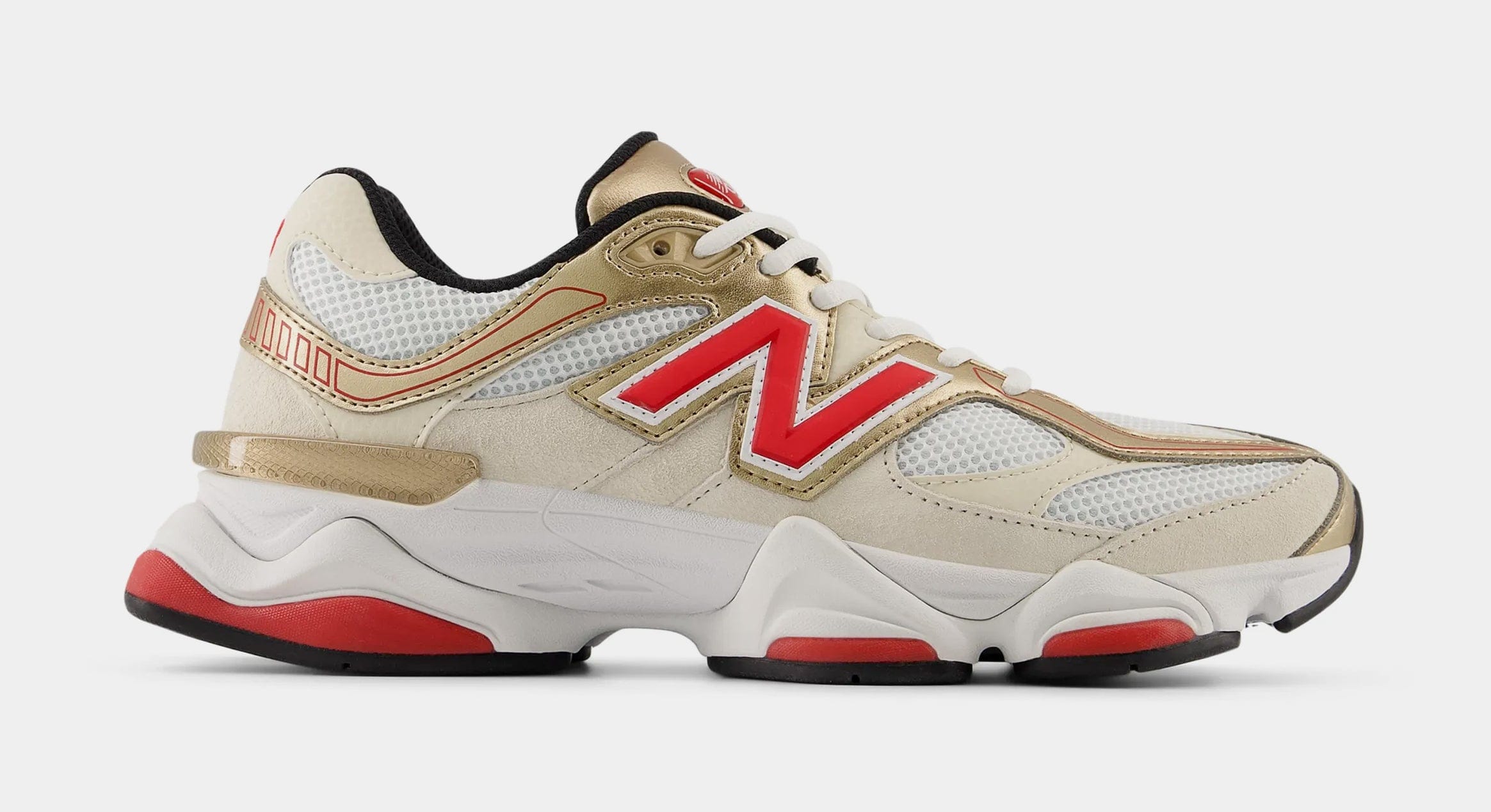 Newbalance 9060 Mens Lifestyle Shoes (Beige/Red)