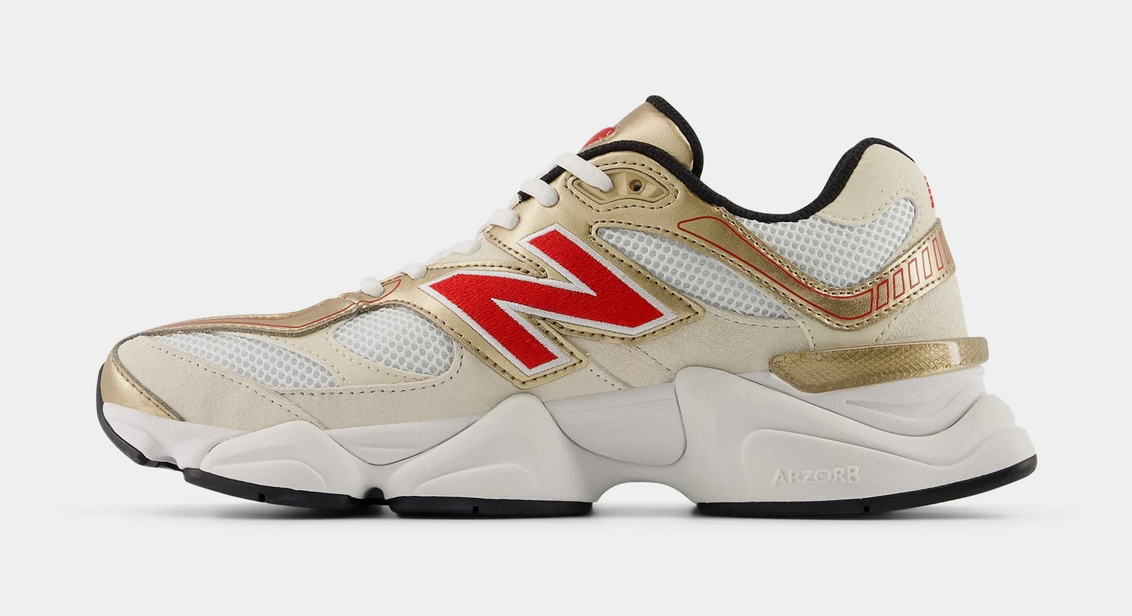 Newbalance 9060 Mens Lifestyle Shoes (Beige/Red)