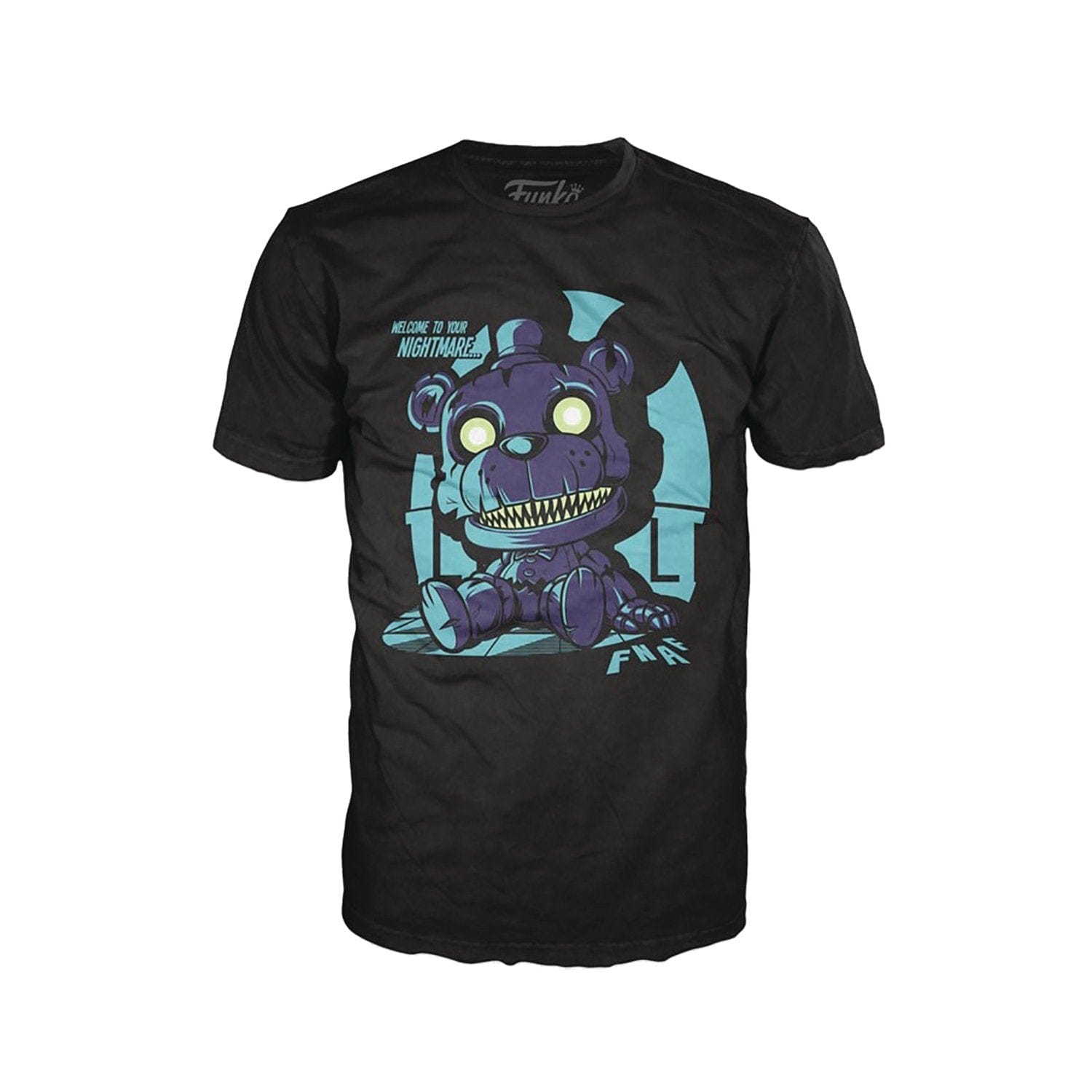 Funko Five Nights at Freddy's Pop! Tees Nightmare Freddy Sitting - Large