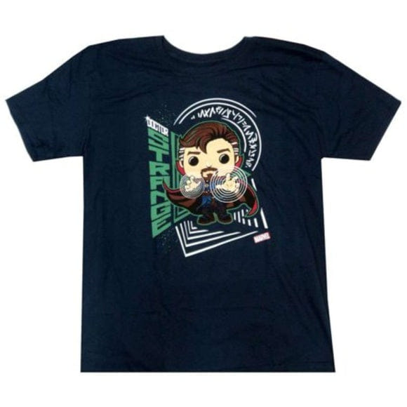 Funko Marvel Pop! Tees Dr. Strange Navy Large