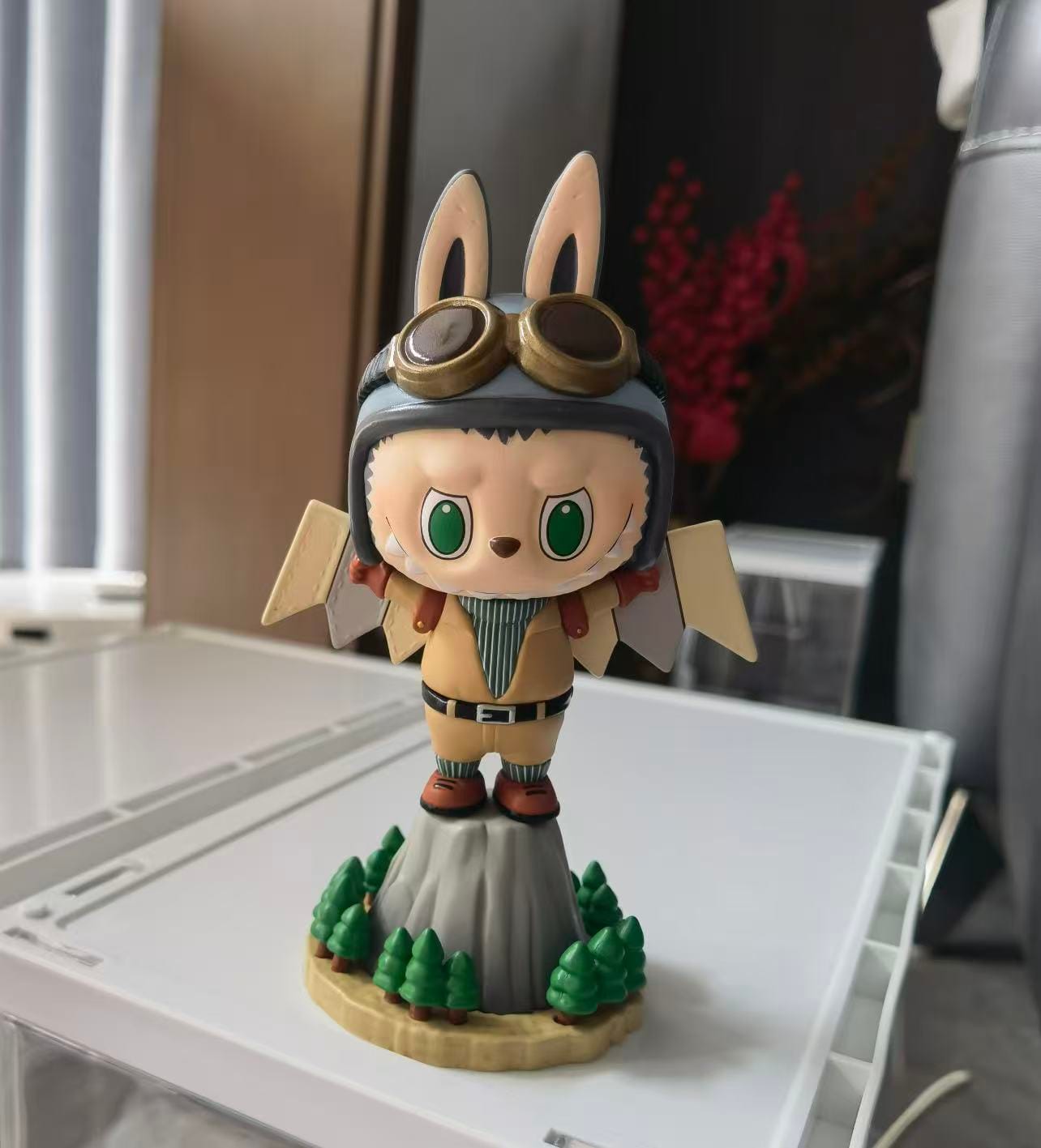 The Monsters Labubu Hang Glider Figurine