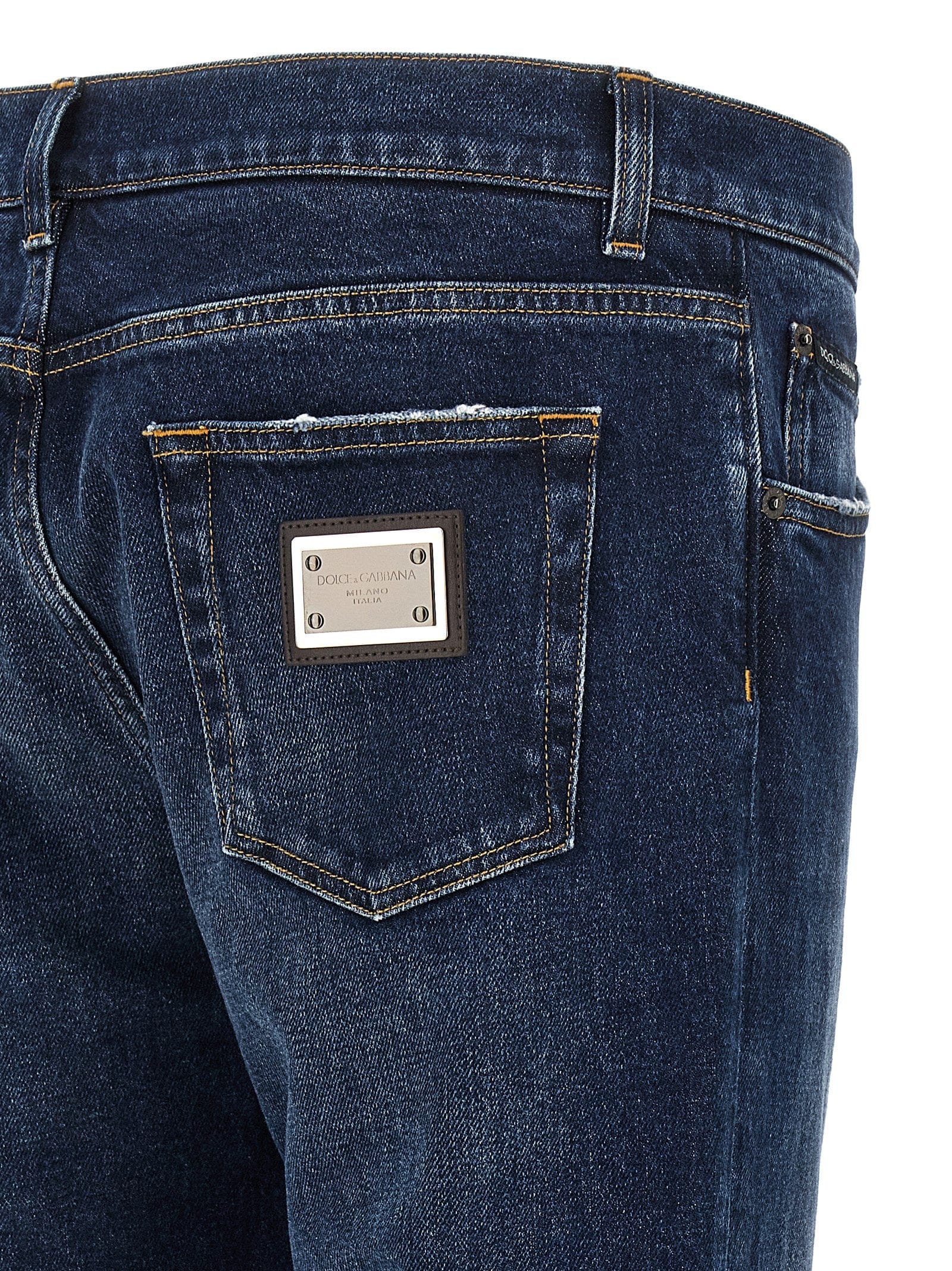 Dolce & Gabbana Cotton Straight - Leg Men's Jeans