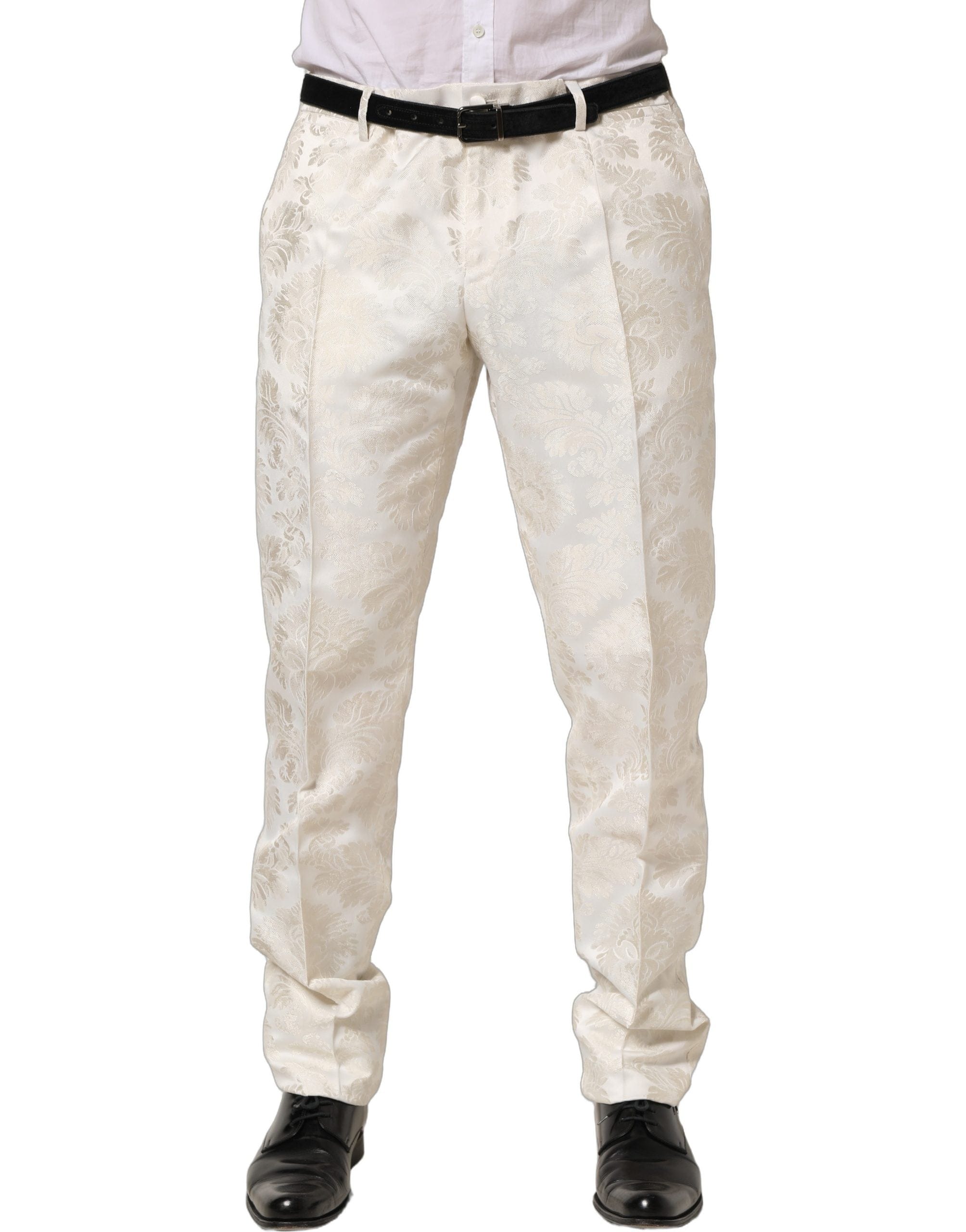Dolce & Gabbana Floral Men Dress Formal Trouser Men's Pants