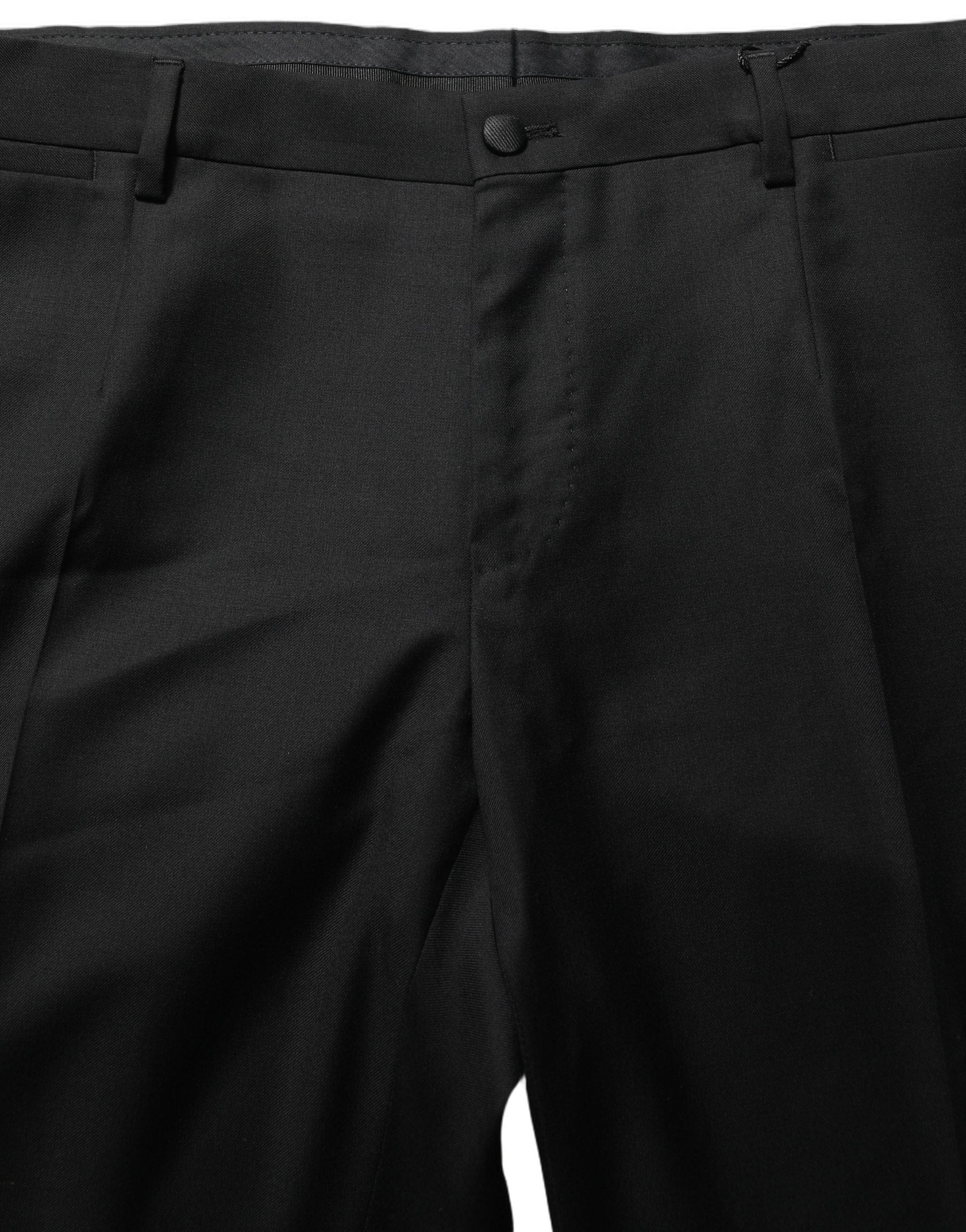 Dolce & Gabbana Wool Skinny Leg Dress Trouser Men's Pants