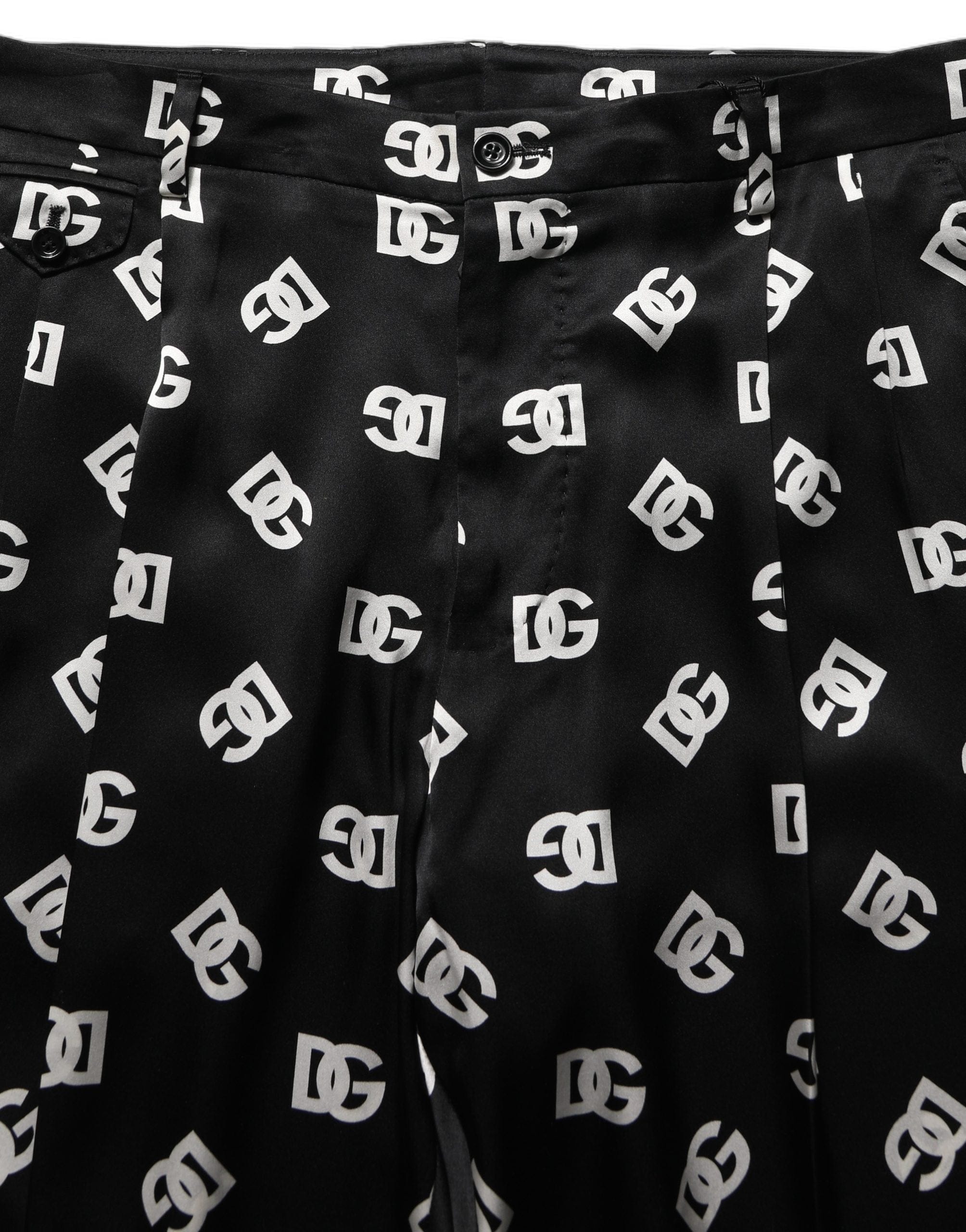 Dolce & Gabbana Silk Skinny Leg Dress Men Trouser Men's Pants