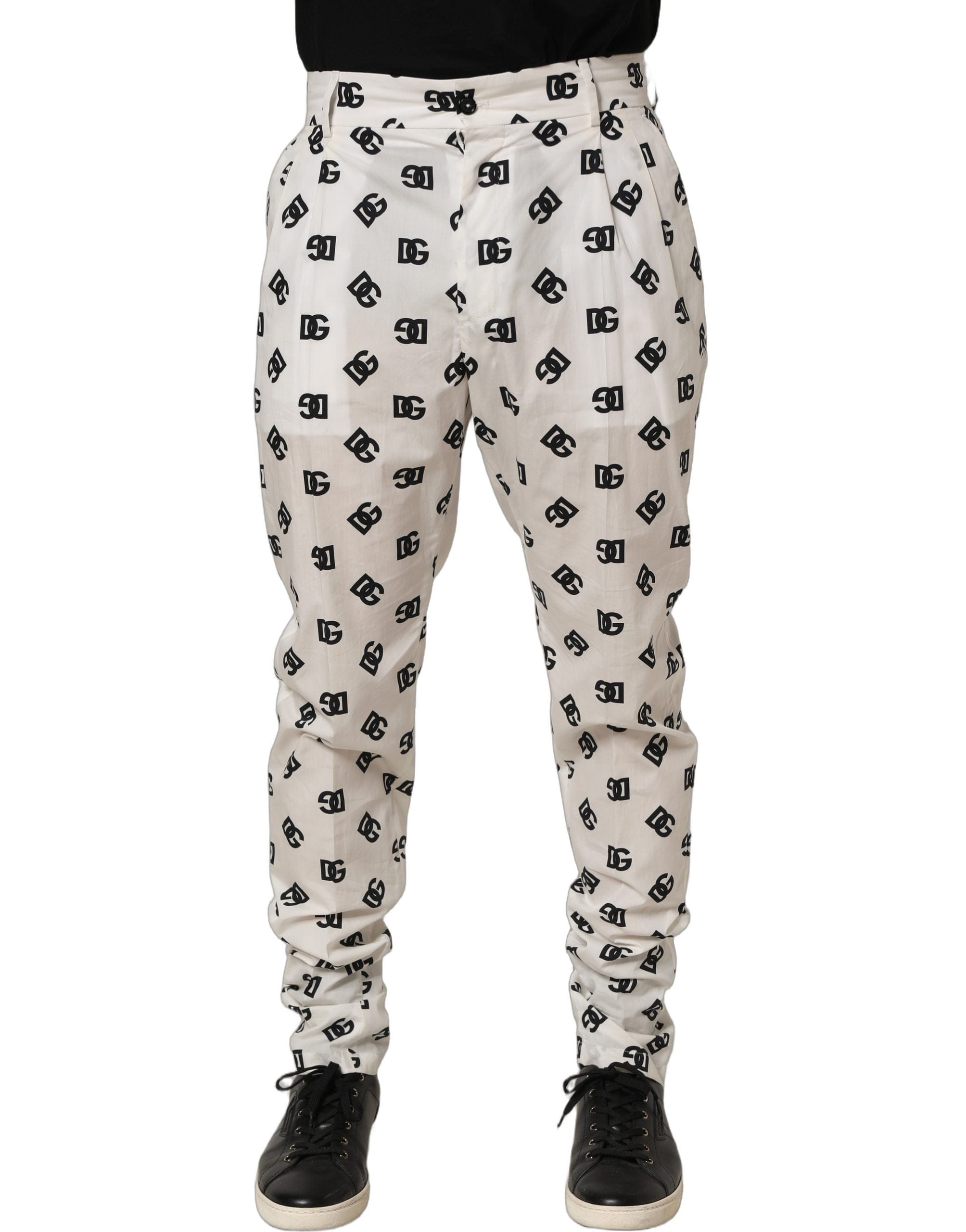 Dolce & Gabbana Logo Skinny Leg Dress Men Trouser Men's Pants