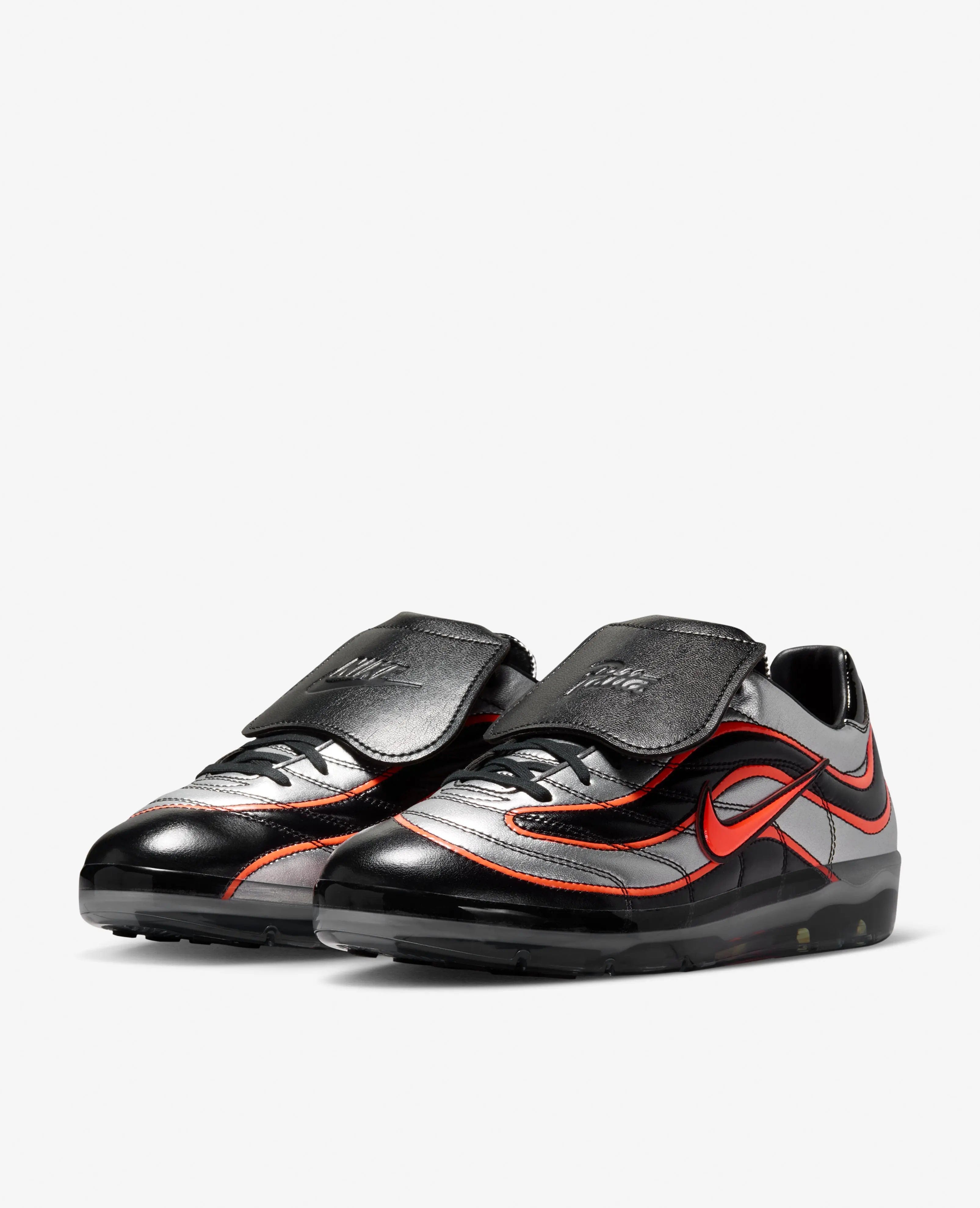 Patta x Nike KNVB Cryoshot (Metallic Silver/Hyper Crimson - Black - Anthracite - Metallic Silver)