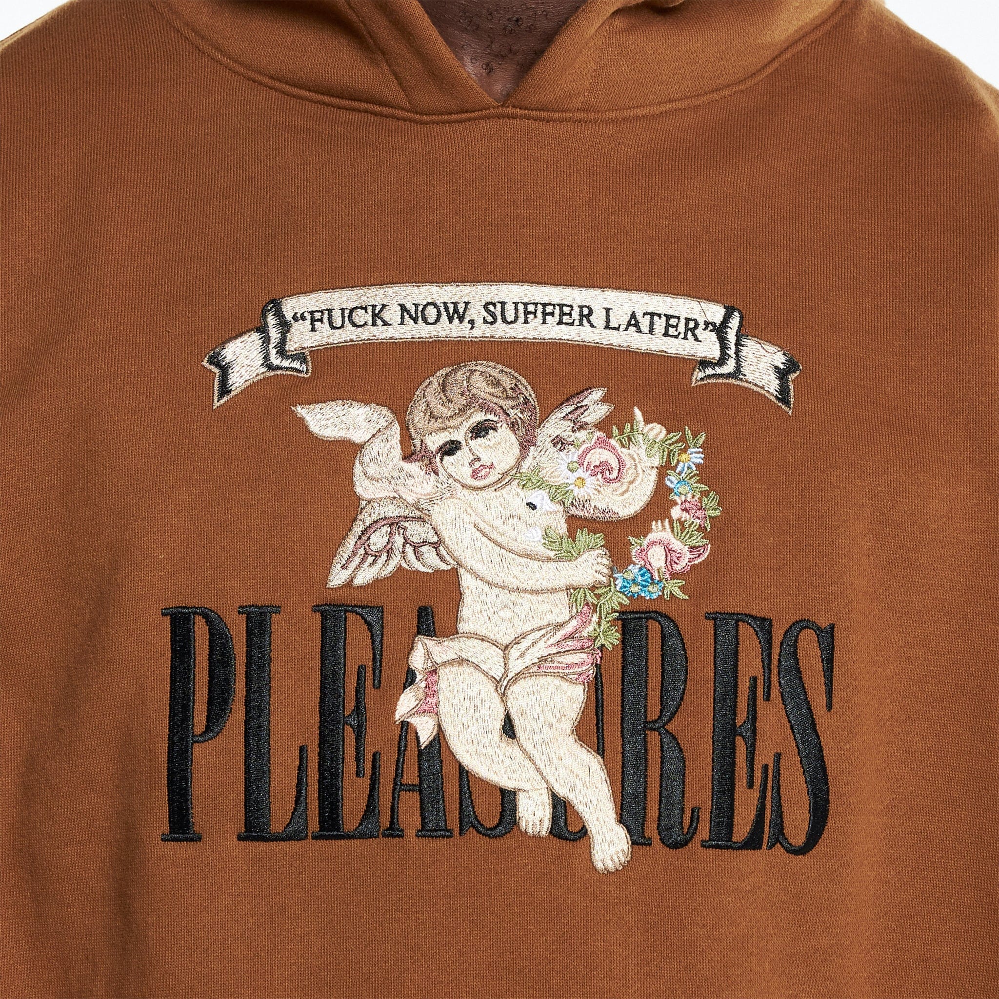 Pleasures Suffering Hoodie (Rust)