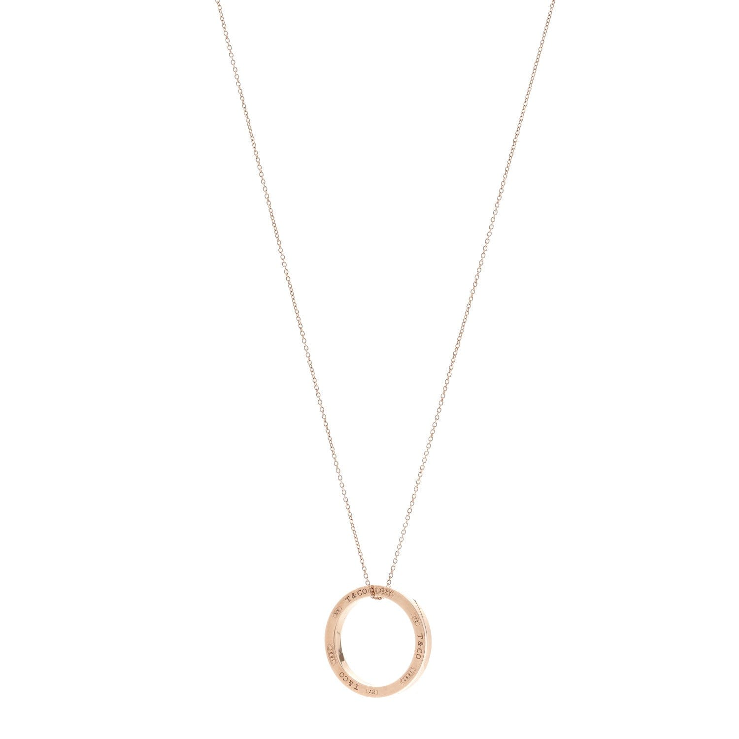Tiffany Rubedo 1837 Circle Pendant Necklace