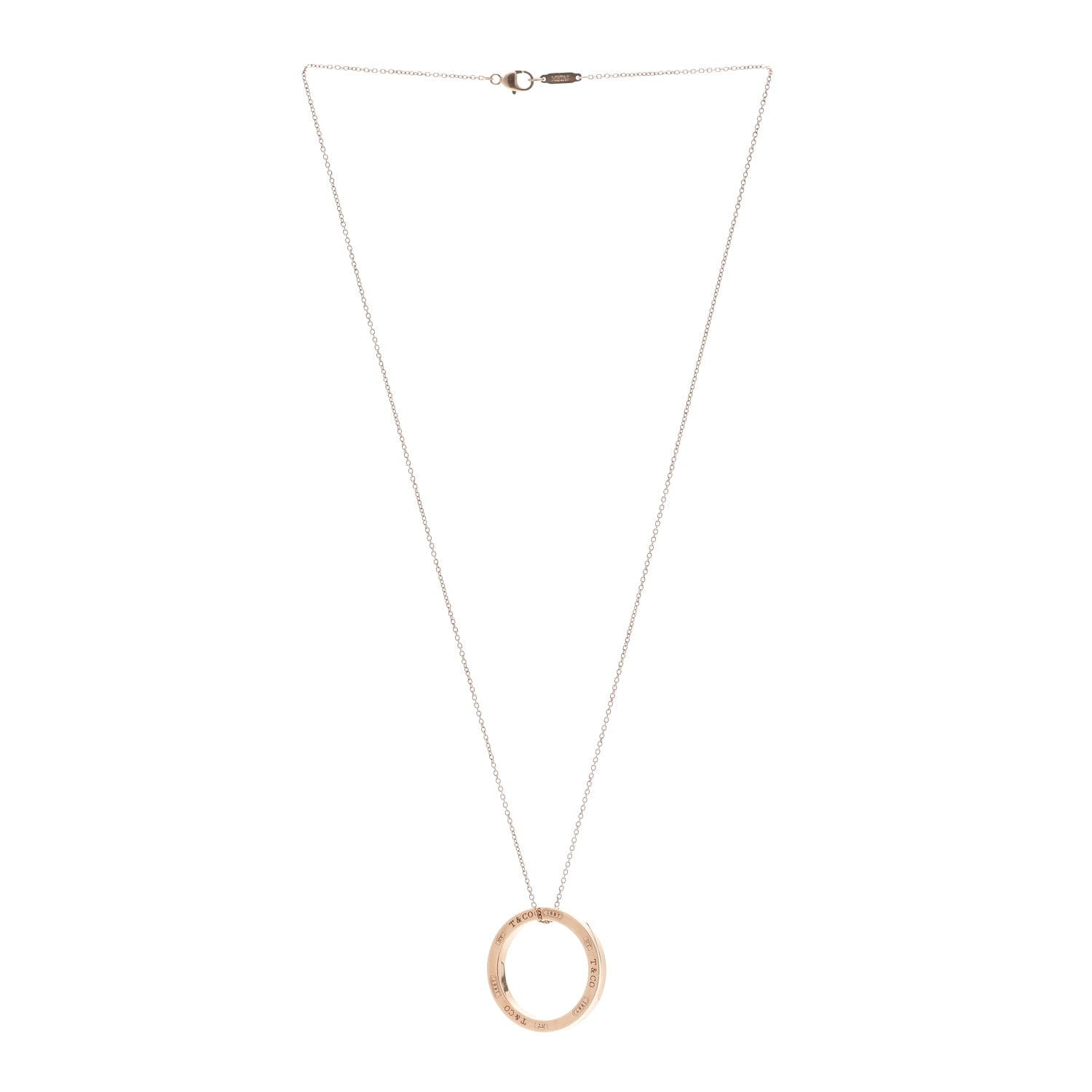 Tiffany Rubedo 1837 Circle Pendant Necklace