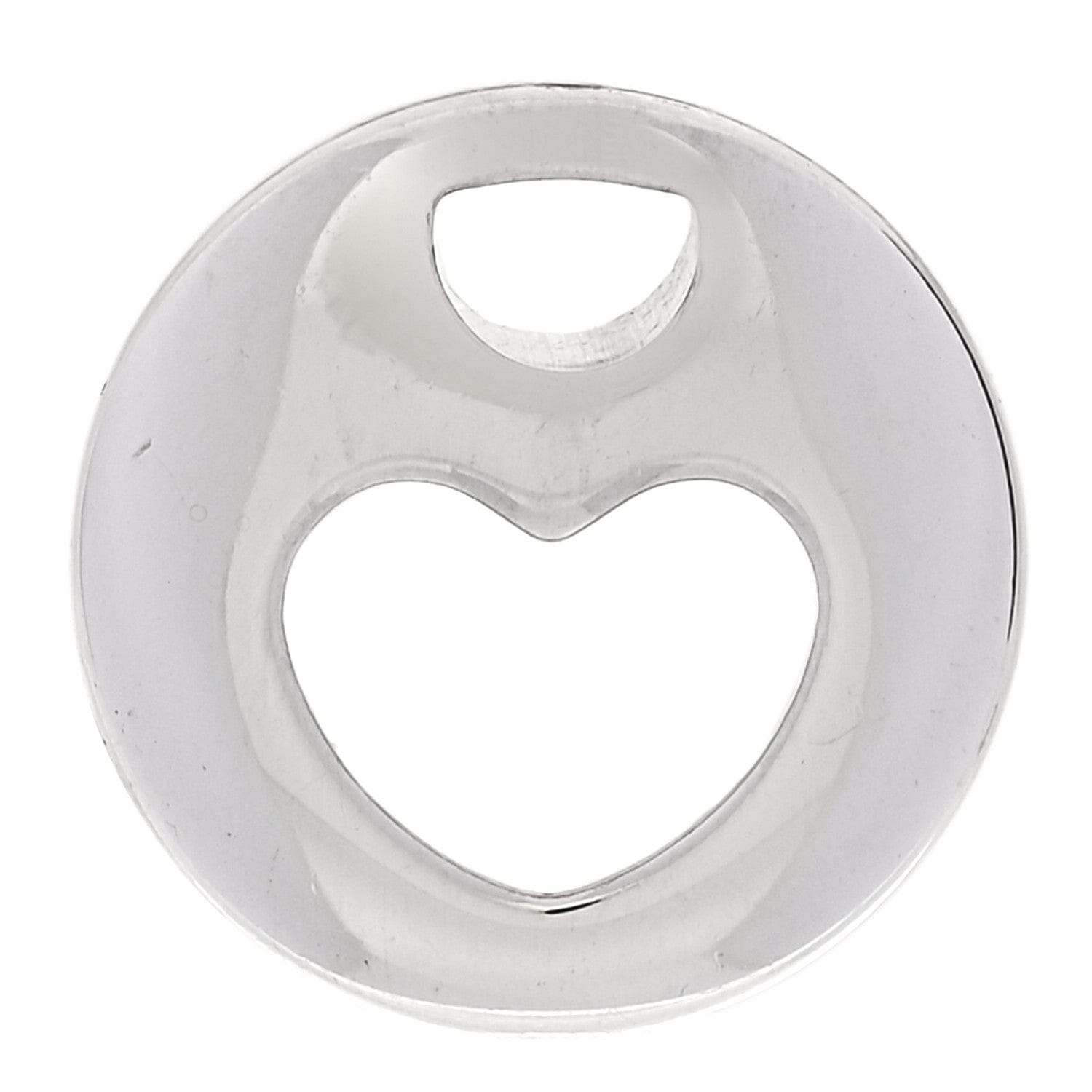 Tiffany Sterling Silver Stencil Heart Pendant