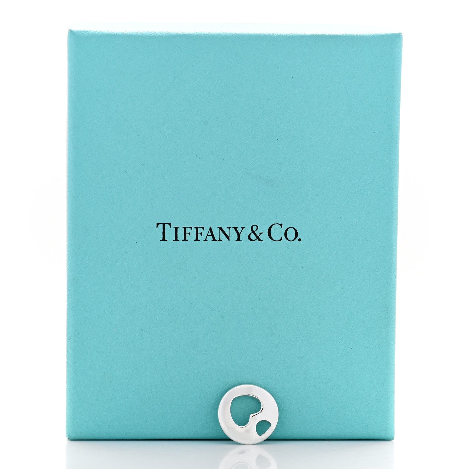 Tiffany Sterling Silver Stencil Heart Pendant
