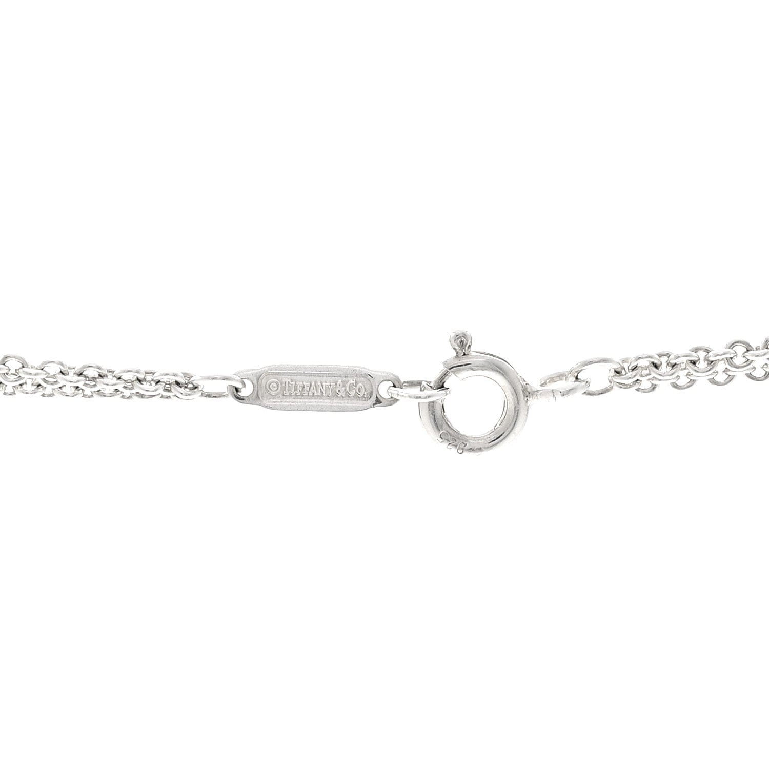 Tiffany Sterling Silver Infinity Pendant Necklace