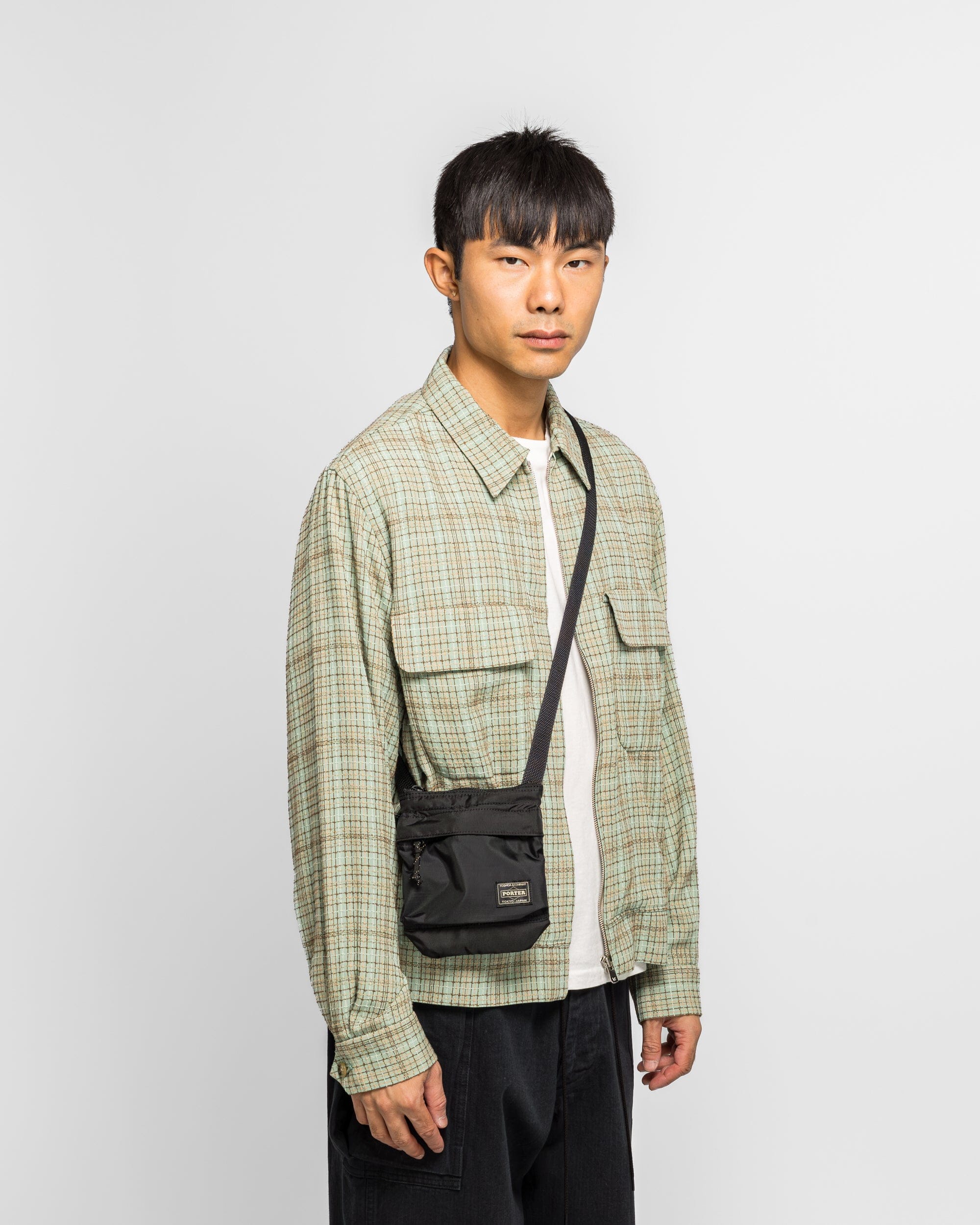 Porter Yoshida & Co FORCE Shoulder Pouch - Black