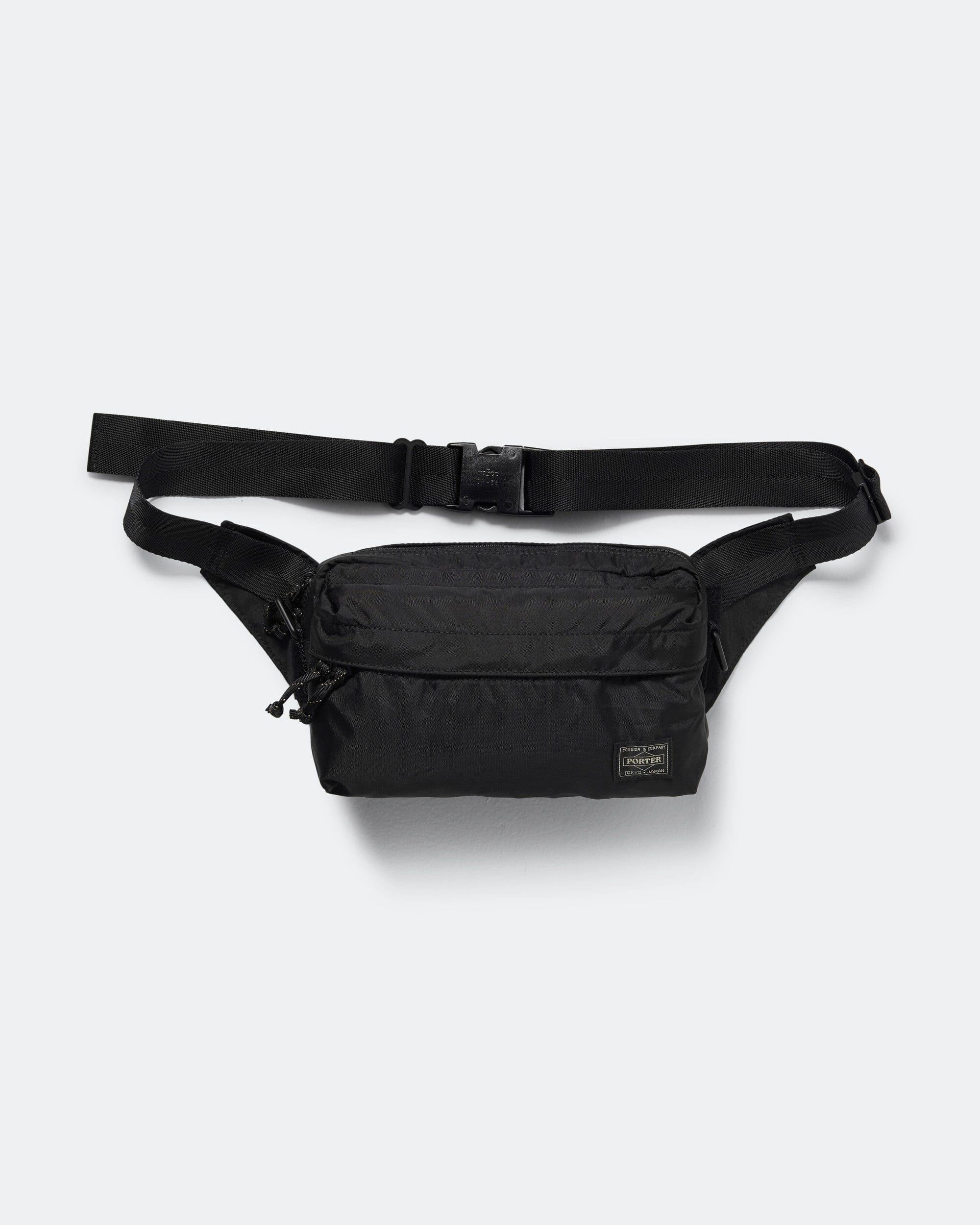 Porter Yoshida & Co FORCE 2WAY Waist Bag - Black
