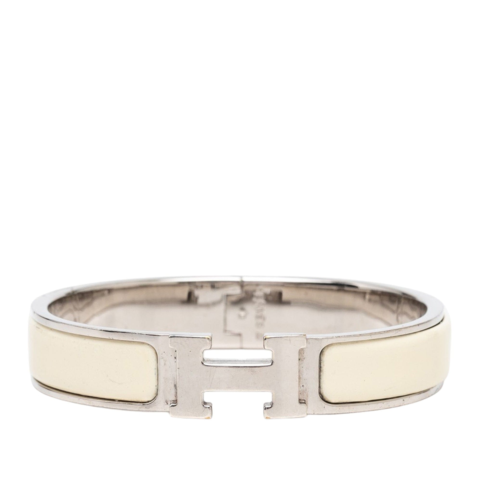 Hermès Narrow Enamel Clic Clac H Bracelet PM