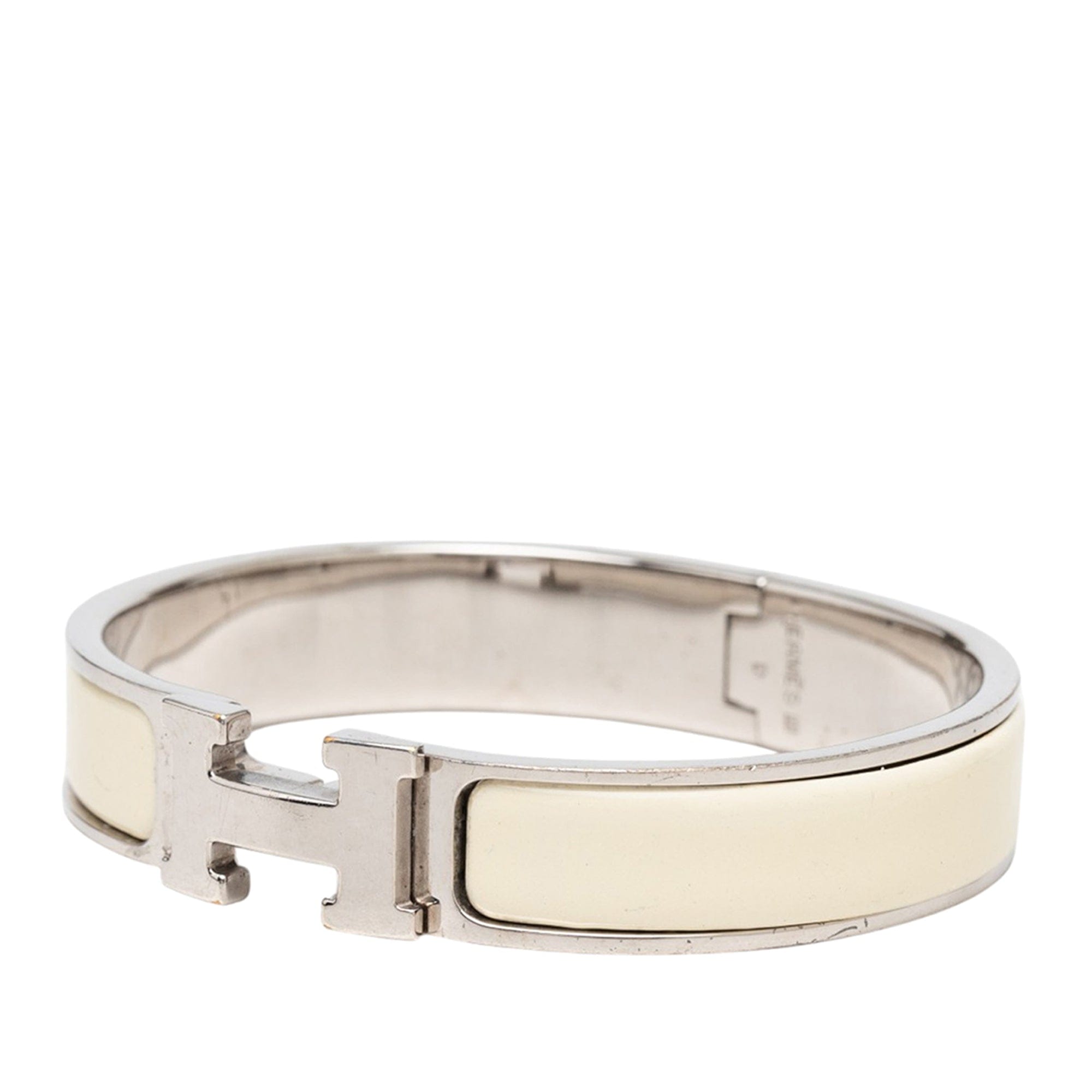 Hermès Narrow Enamel Clic Clac H Bracelet PM