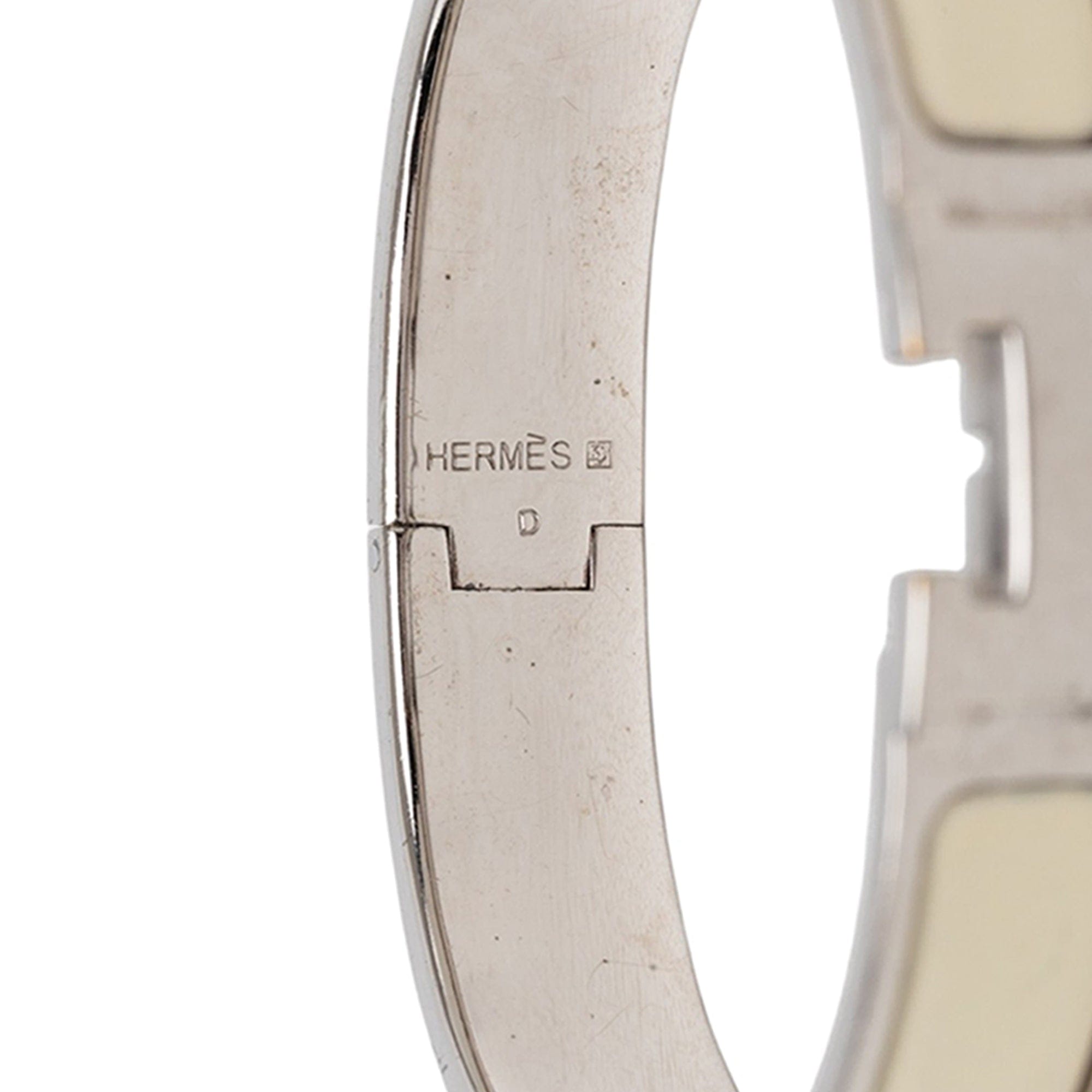 Hermès Narrow Enamel Clic Clac H Bracelet PM