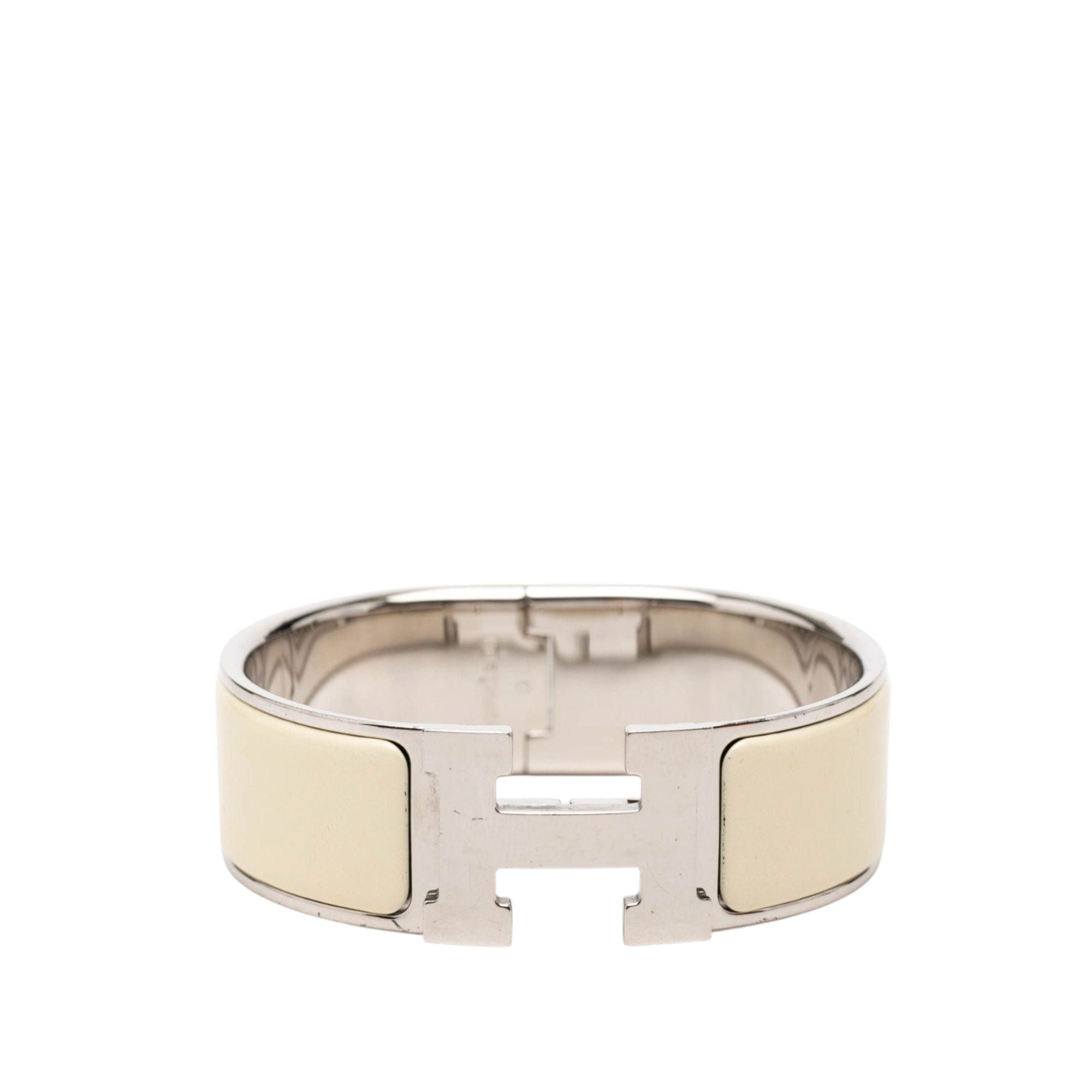Hermès Wide Enamel Clic Clac H Bracelet PM