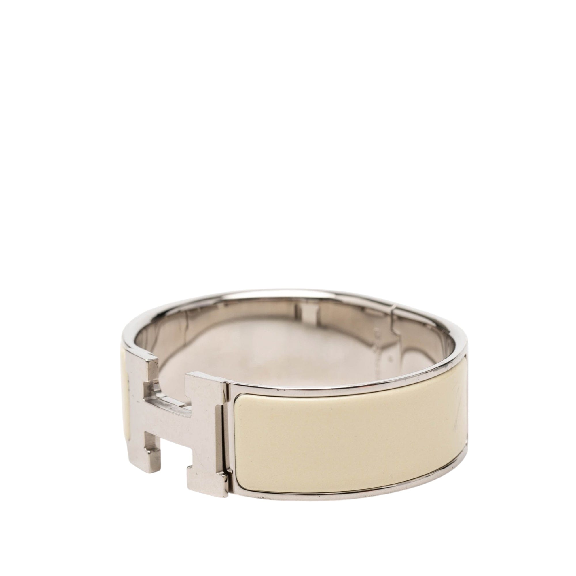 Hermès Wide Enamel Clic Clac H Bracelet PM