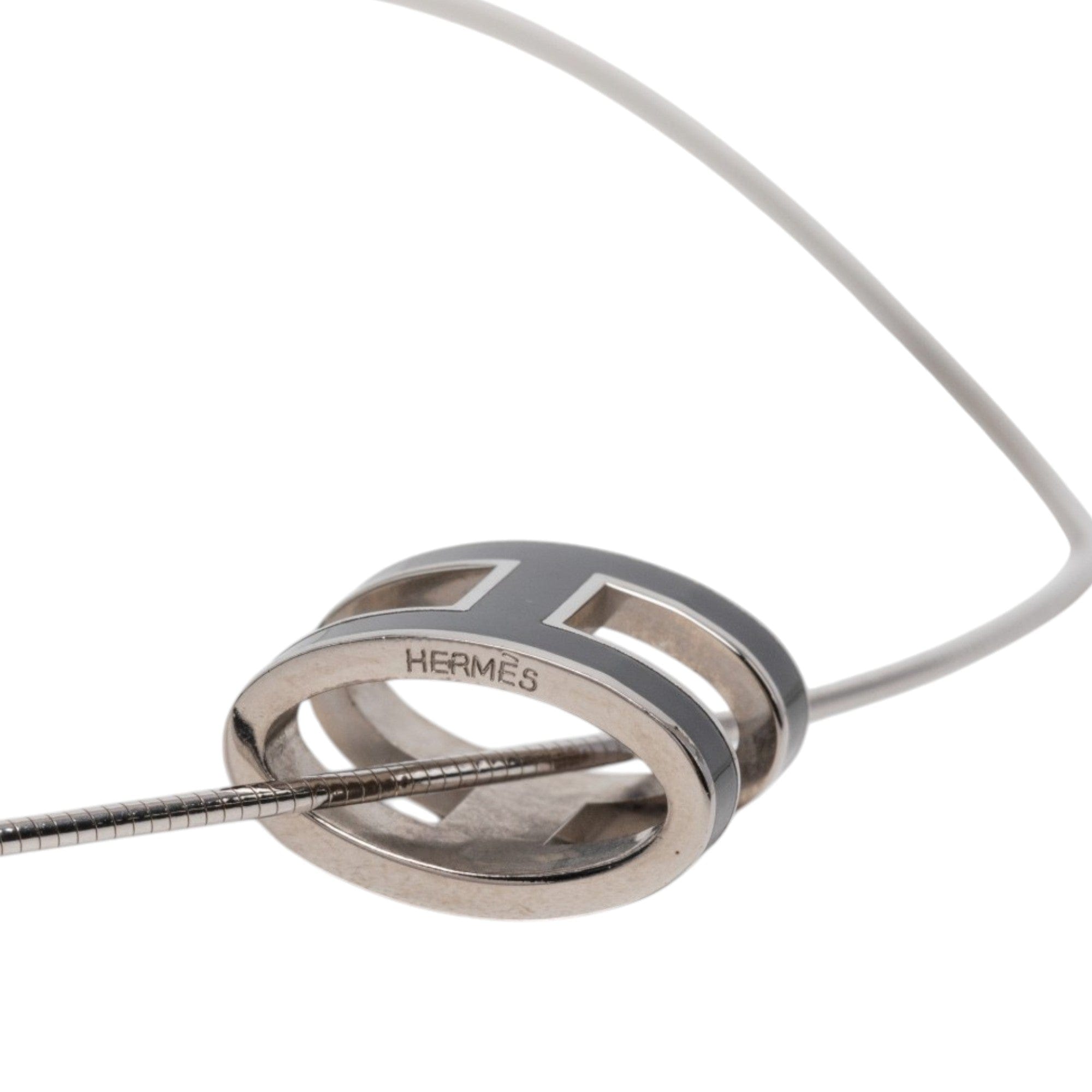 Hermès Enamel Pop H Pendant Necklace