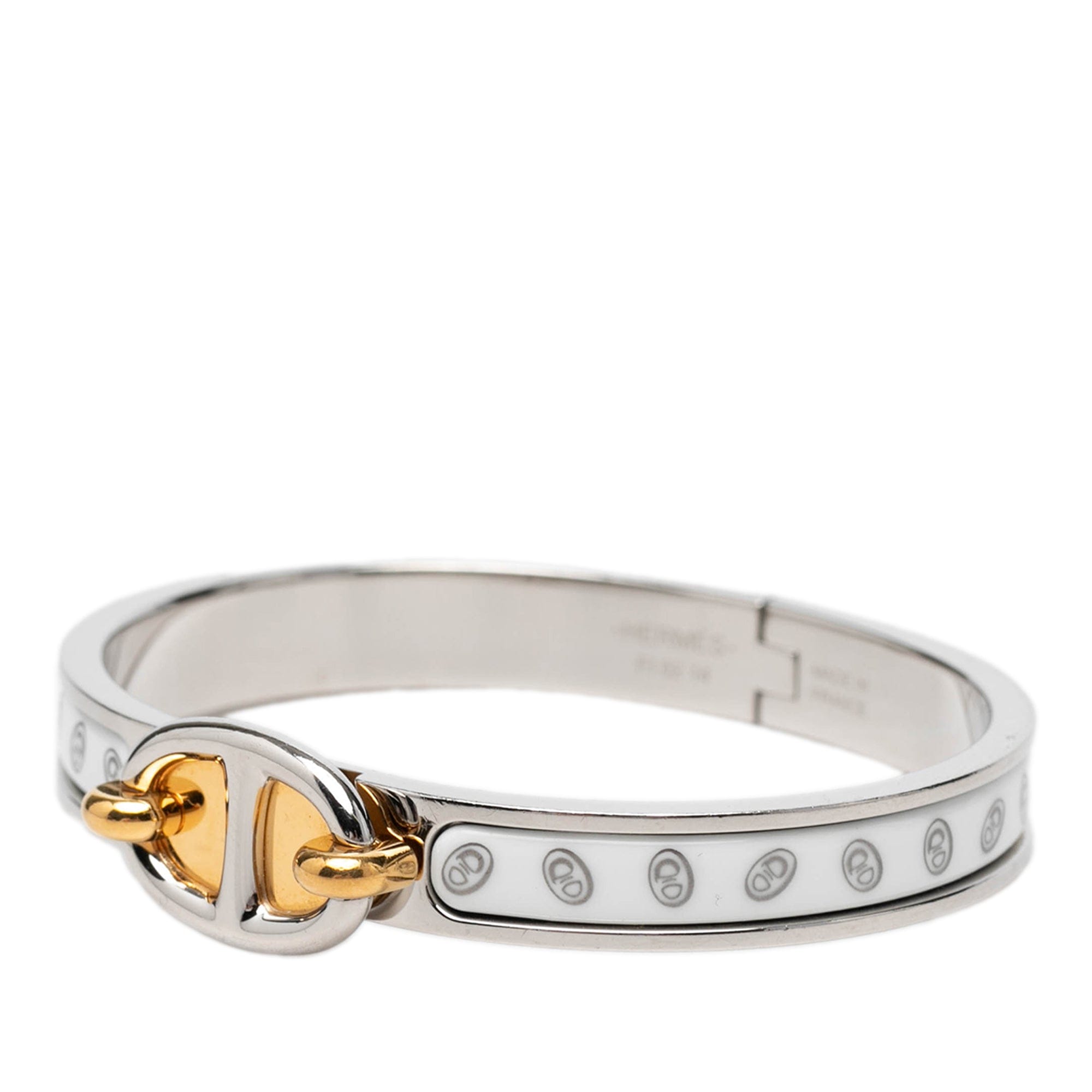 Hermès Narrow Chaine d Ancre Maillon Enamel Clic Bracelet PM